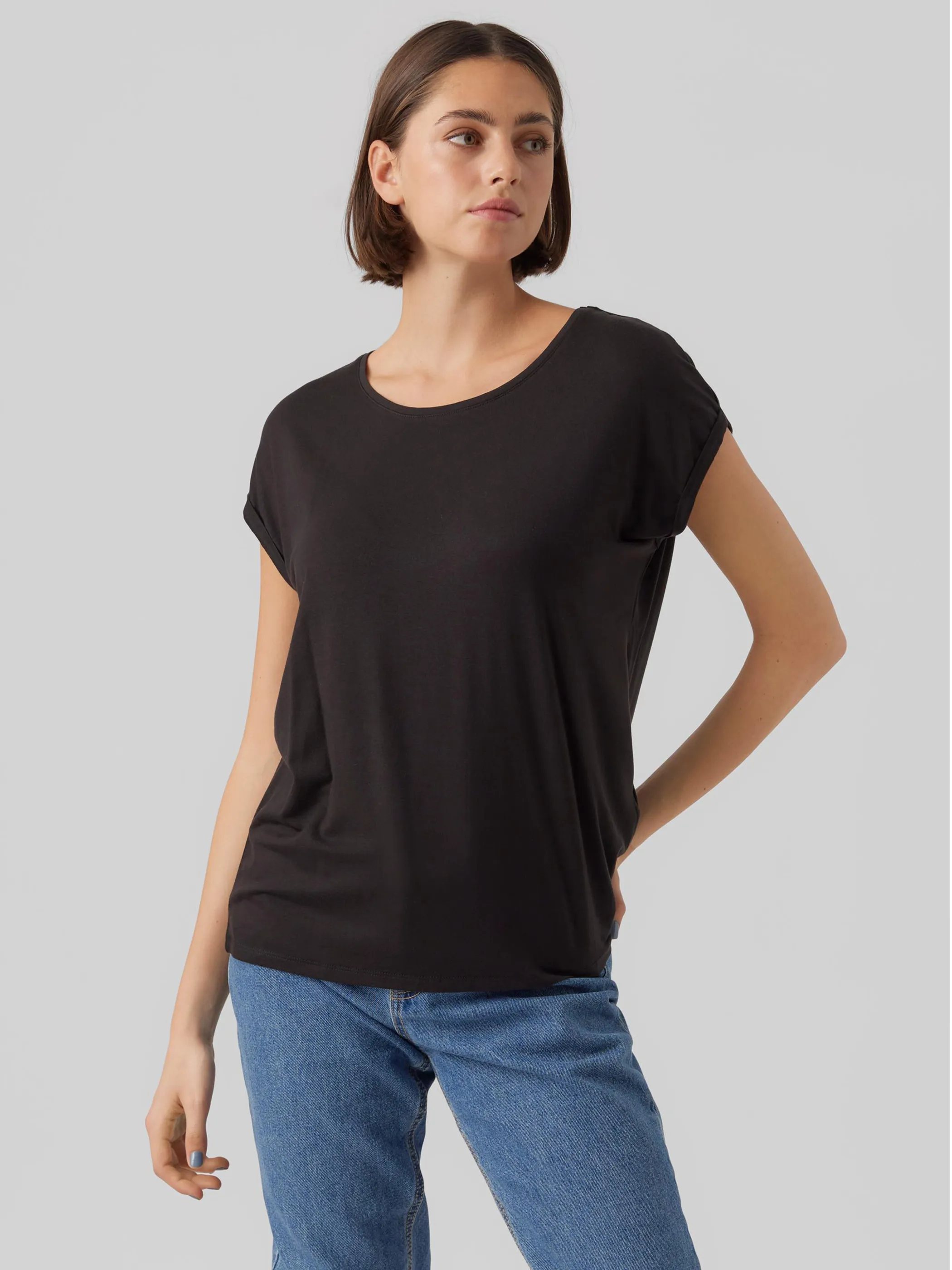 Vero Moda 10284468 VMAVA PLAIN SS TOP GA Schwarz 873829 177868 3 Vero Moda 10284468 VMAVA PLAIN SS TOP GA Schwarz 873829 177868 3