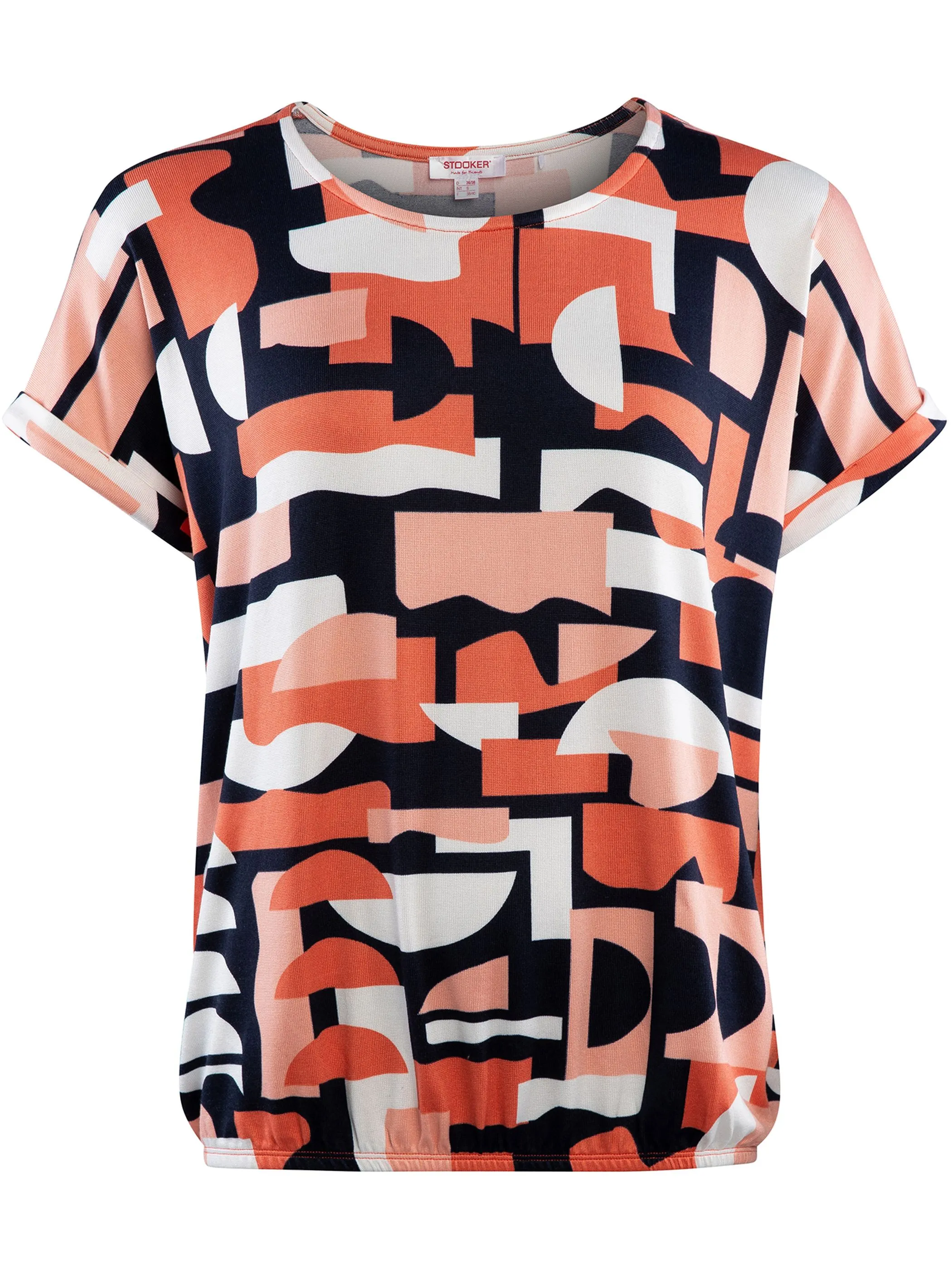 Stooker DOB 23160080009123 Da. T-Shirts / Orange 928314 9123 4