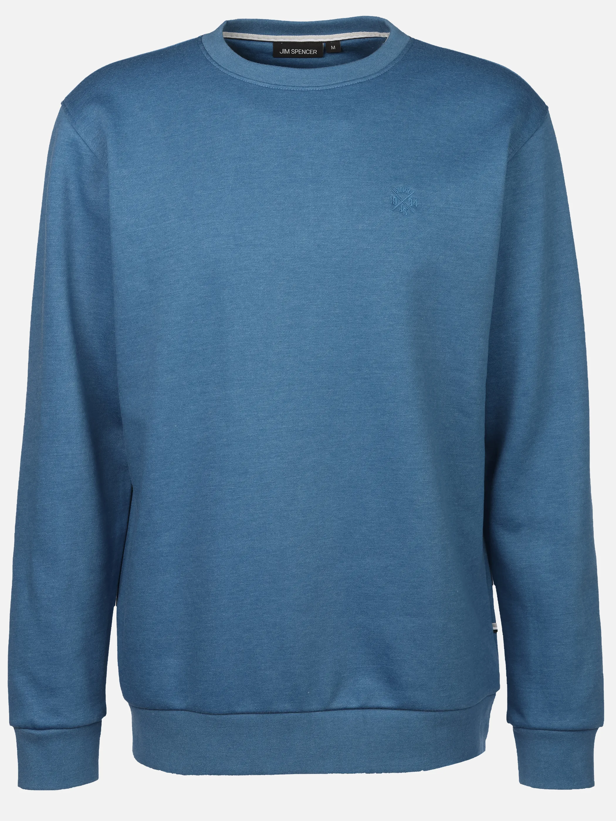 Jim Spencer He. Sweatshirt uni seasonal Blau 919313 AZUR MEL 1