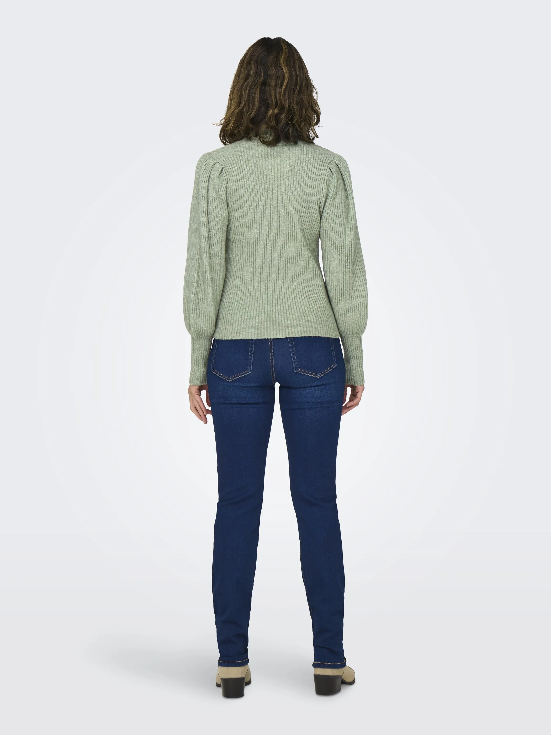 Only 15232494 ONLKATIA L/S HIGHNECK Grün 855061 180053001 5