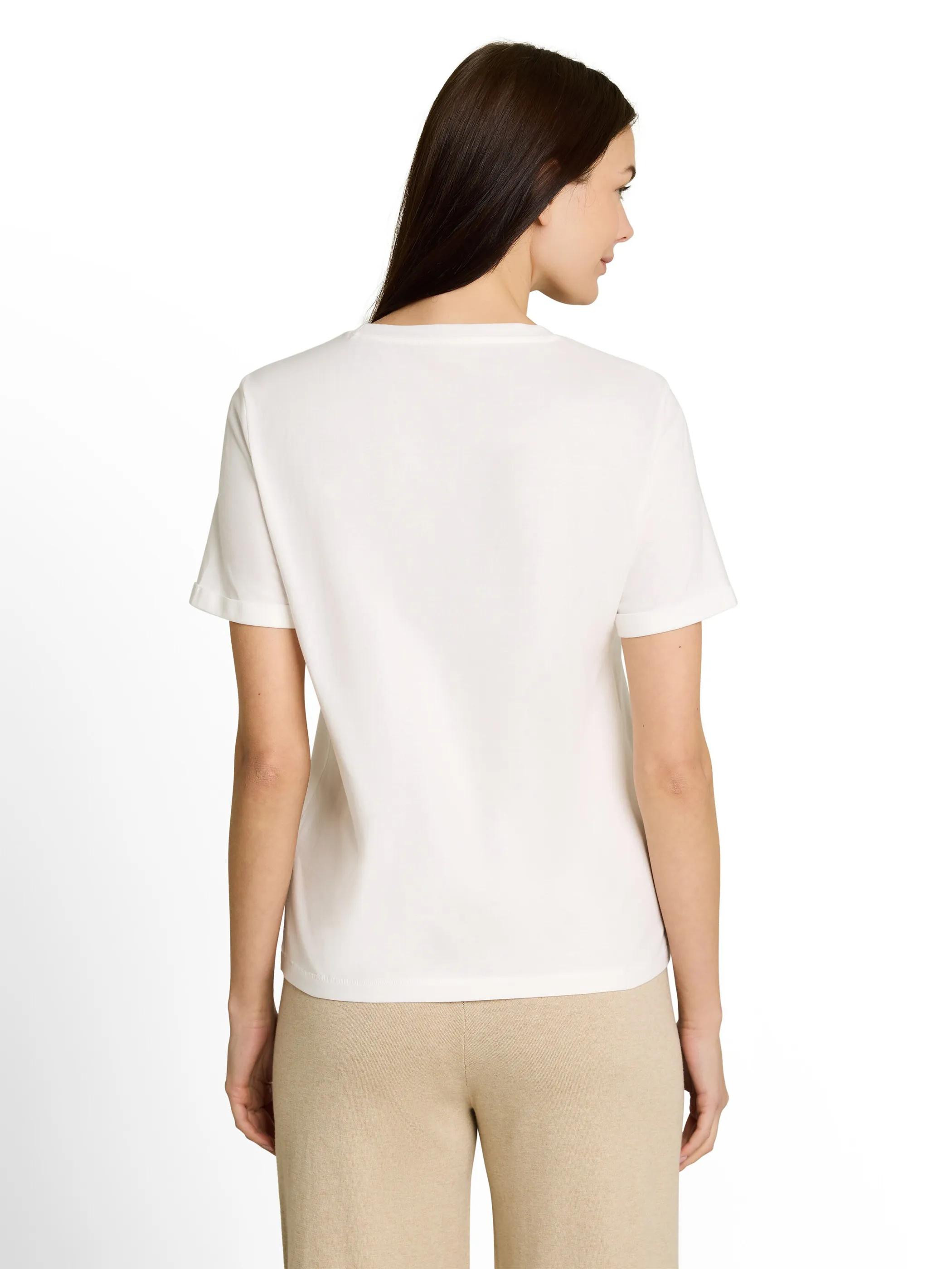 Tom Tailor 1051231 T-Shirt with front print Weiß 926129 10315 2