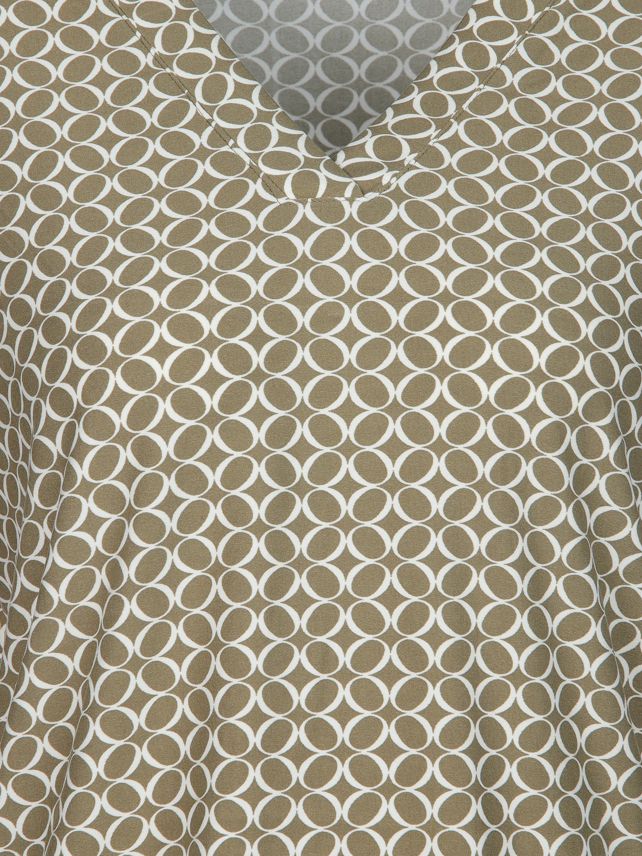 Sure Da-Print-Shirt m. 3/4 Arm Oliv 906568 KH 3 Sure Da-Print-Shirt m. 3/4 Arm Oliv 906568 KH 3