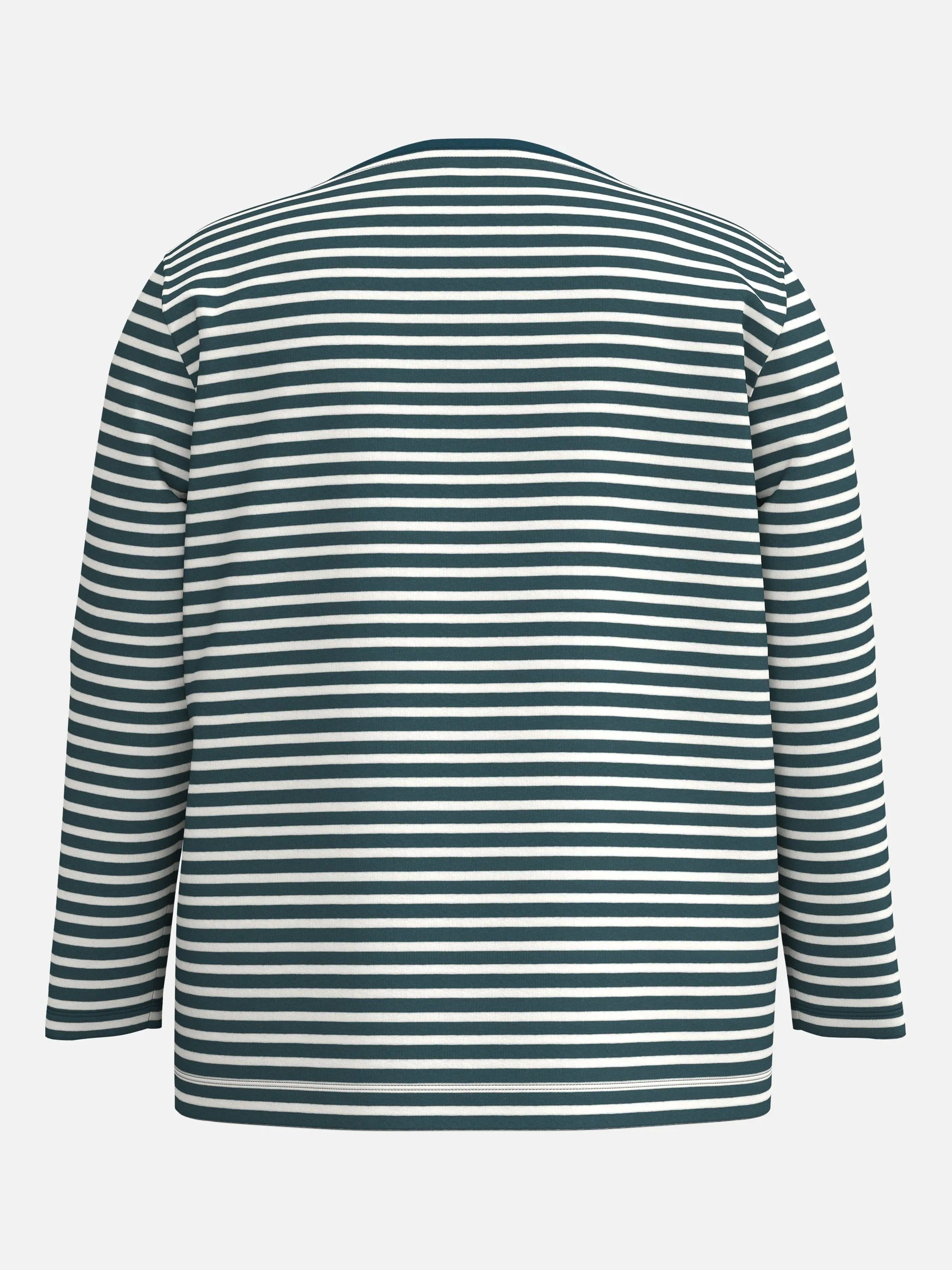 Sonja Blank Da-gr.Gr. Streifenshirt Türkis 930000 PETROLSTRI 2