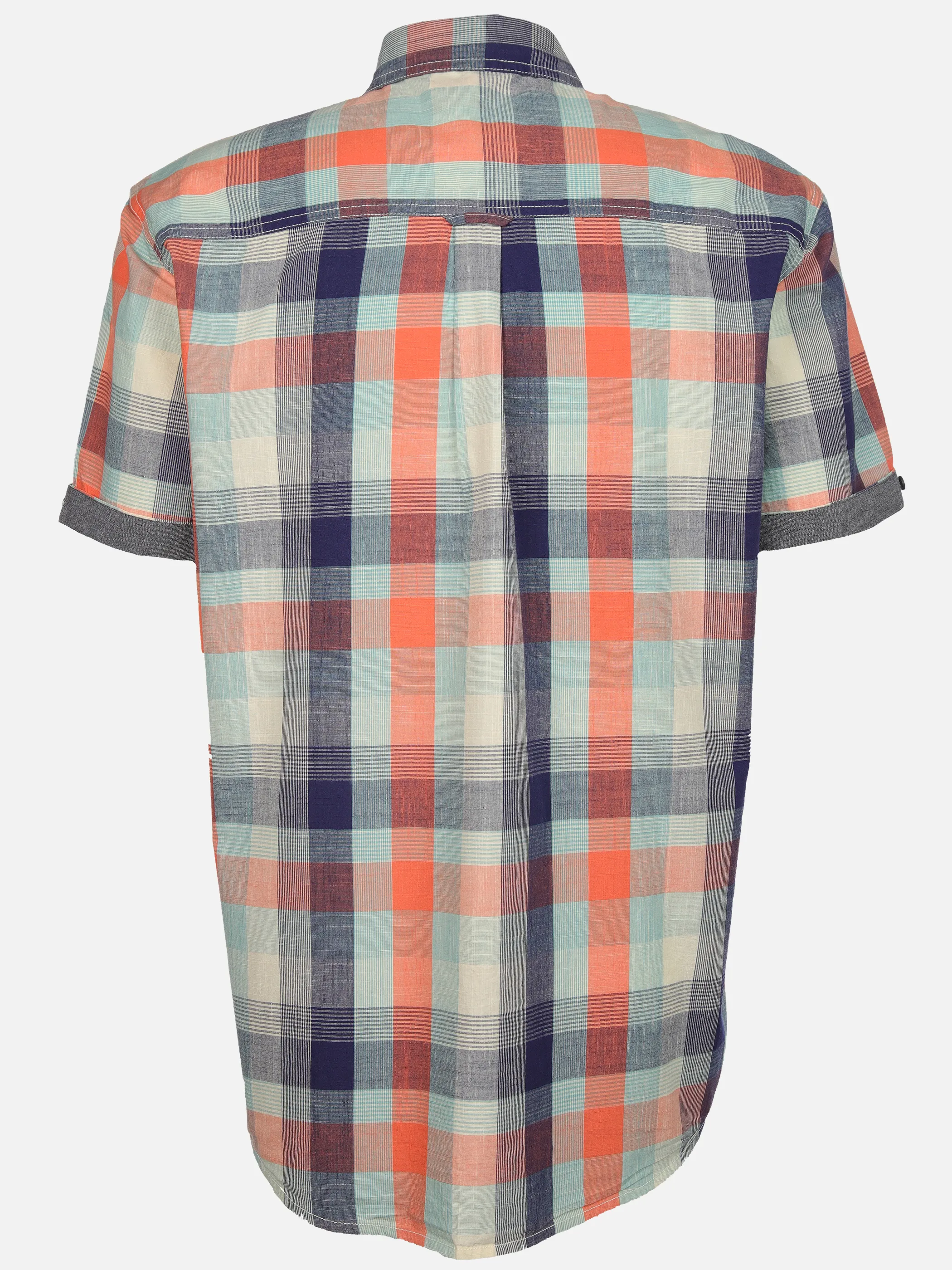 Jim Spencer He. Freizeithemd 1/2 Arm yd gemustert Orange 908750 ORANGE 2 Jim Spencer He. Freizeithemd 1/2 Arm yd gemustert Orange 908750 ORANGE 2