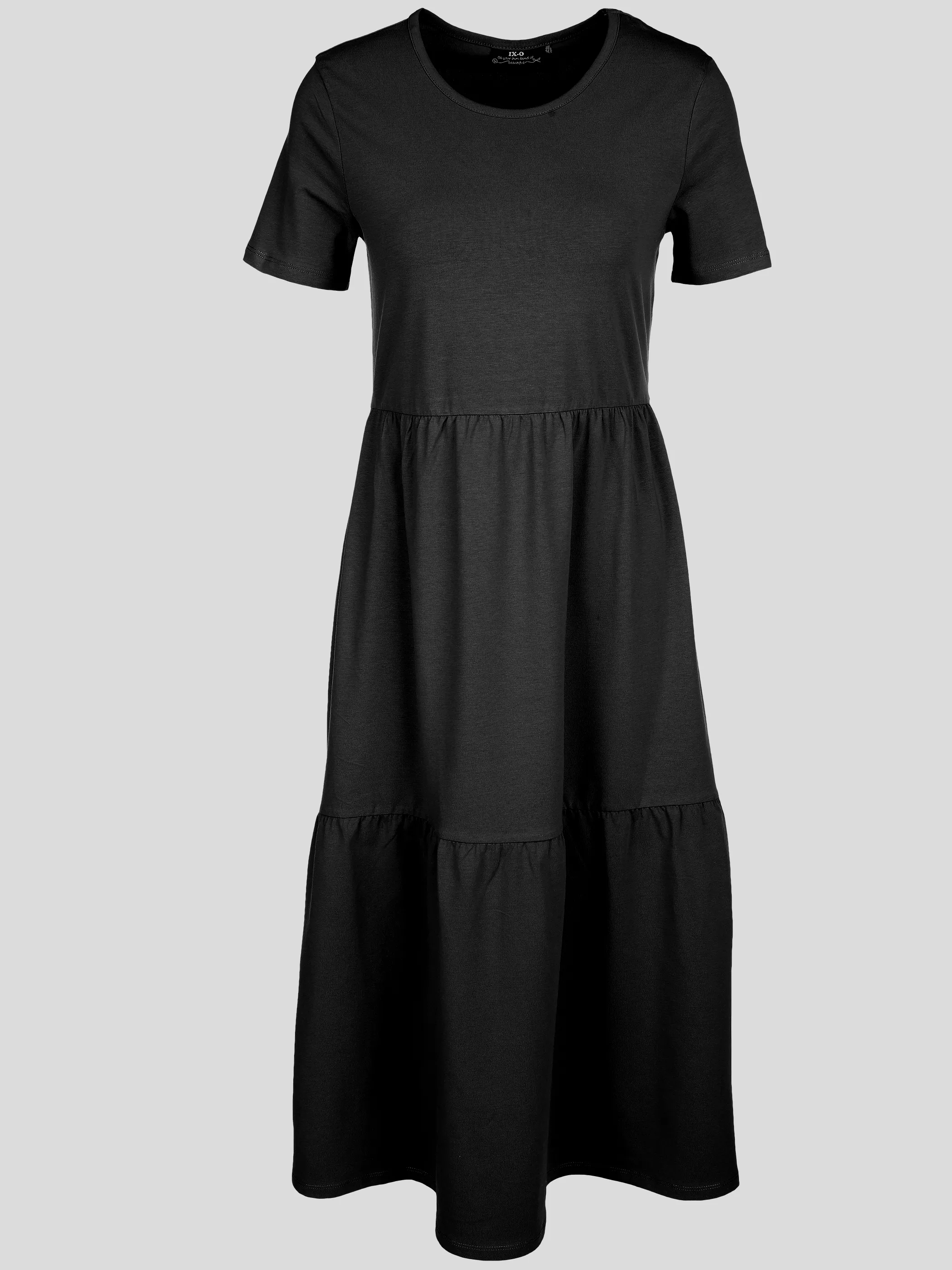 IX-O YF-Da T-Shirt Kleid Schwarz 892359 19-3911TCX 1 IX-O YF-Da T-Shirt Kleid Schwarz 892359 19-3911TCX 1