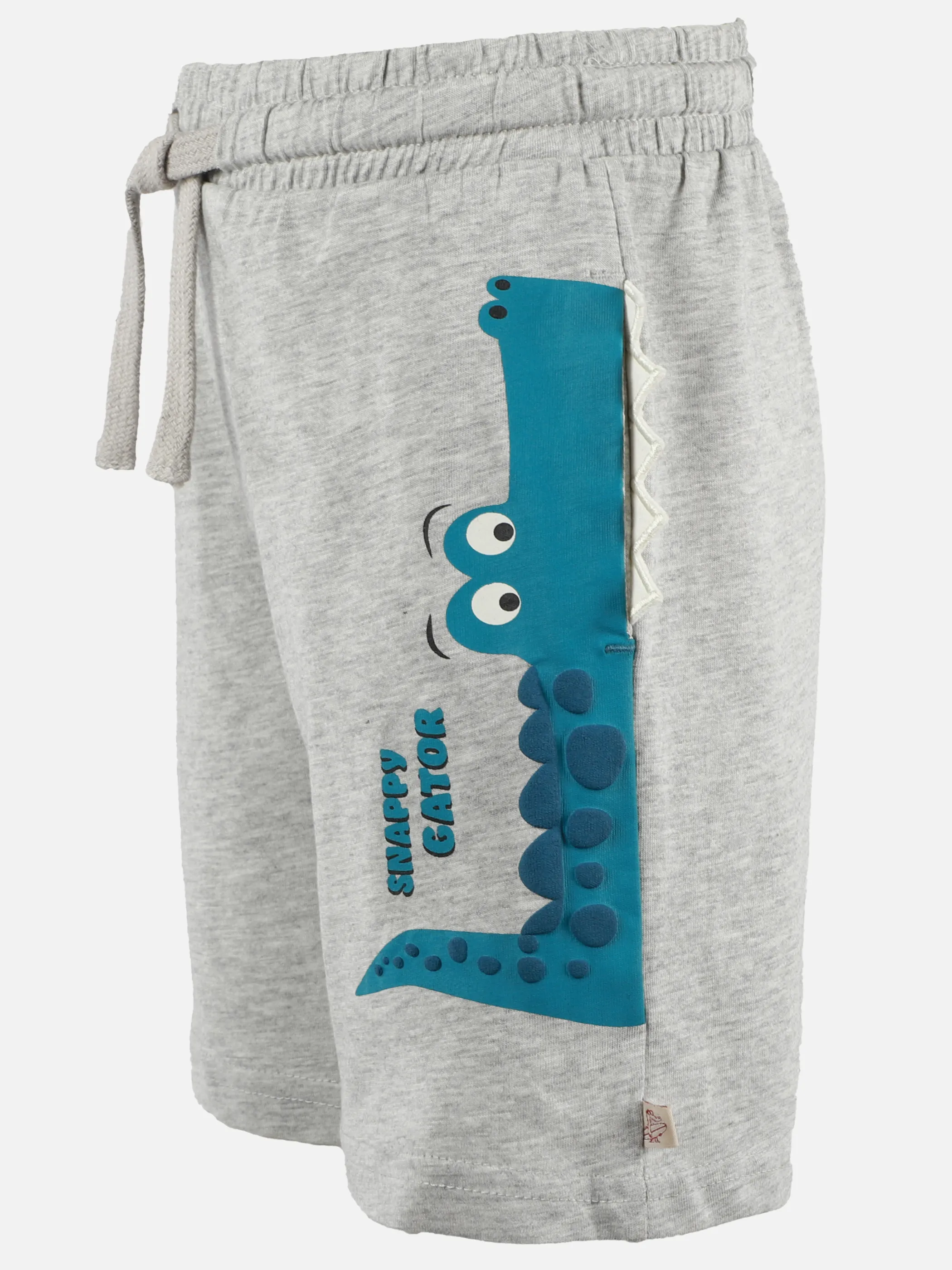 Bubble Gum KJ Shorts mit Krokodil print in grau Grau 909811 GRAU 3