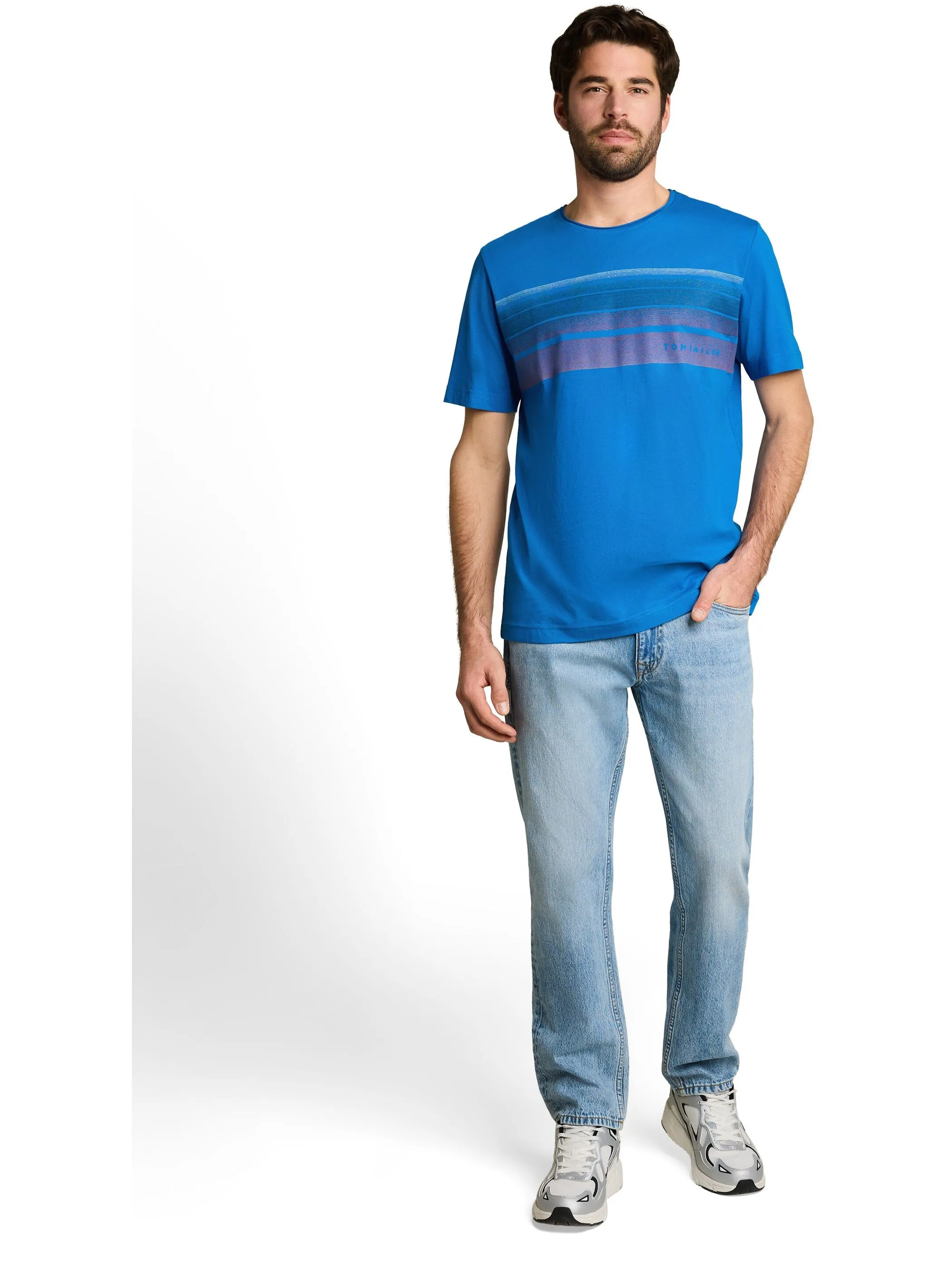 Tom Tailor 1052133 printed t-shirt Blau 926464 40139 4