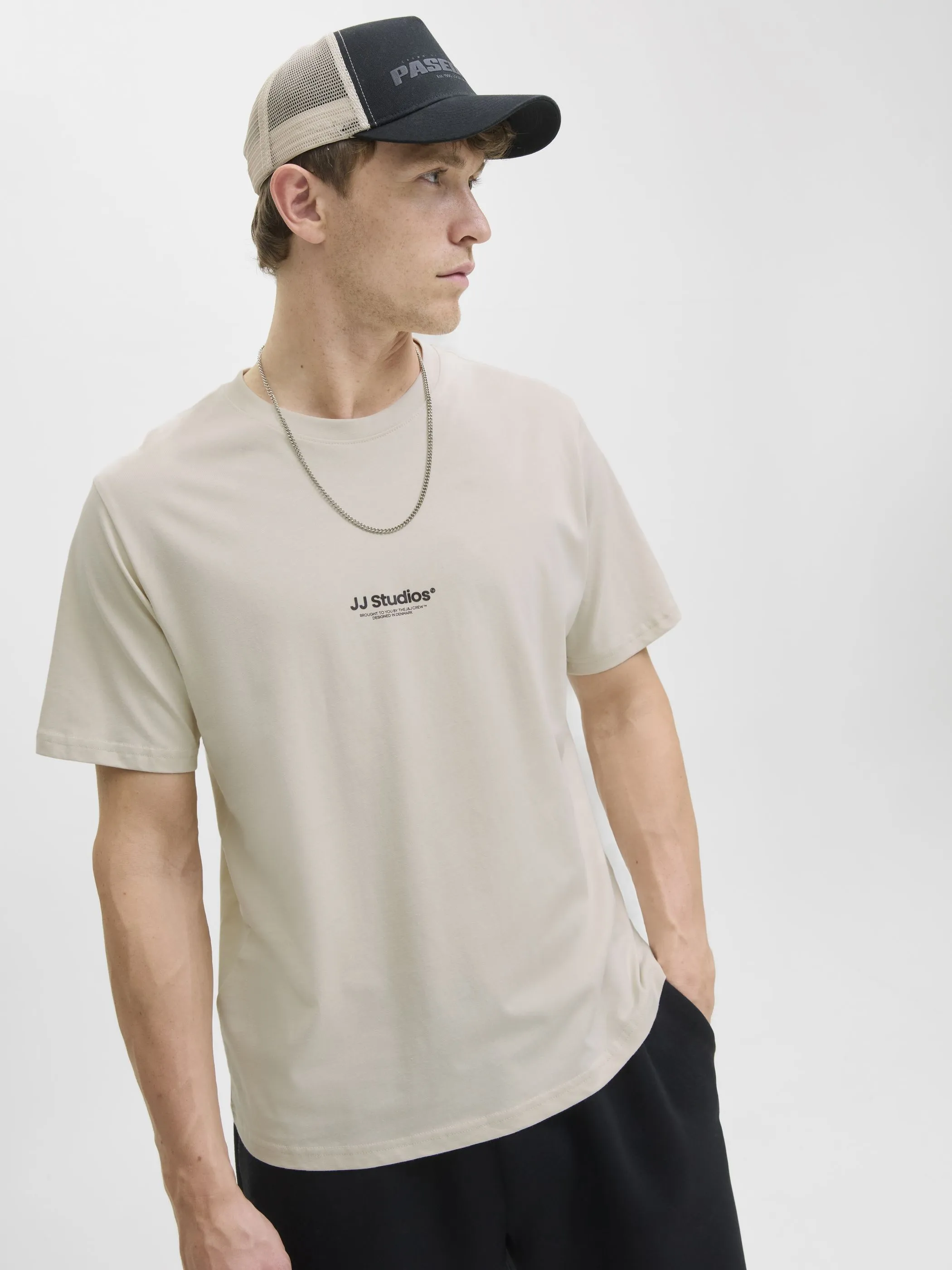 Jack Jones 12278787 JJESOHO TEE SS CREW N Braun 912425 176631