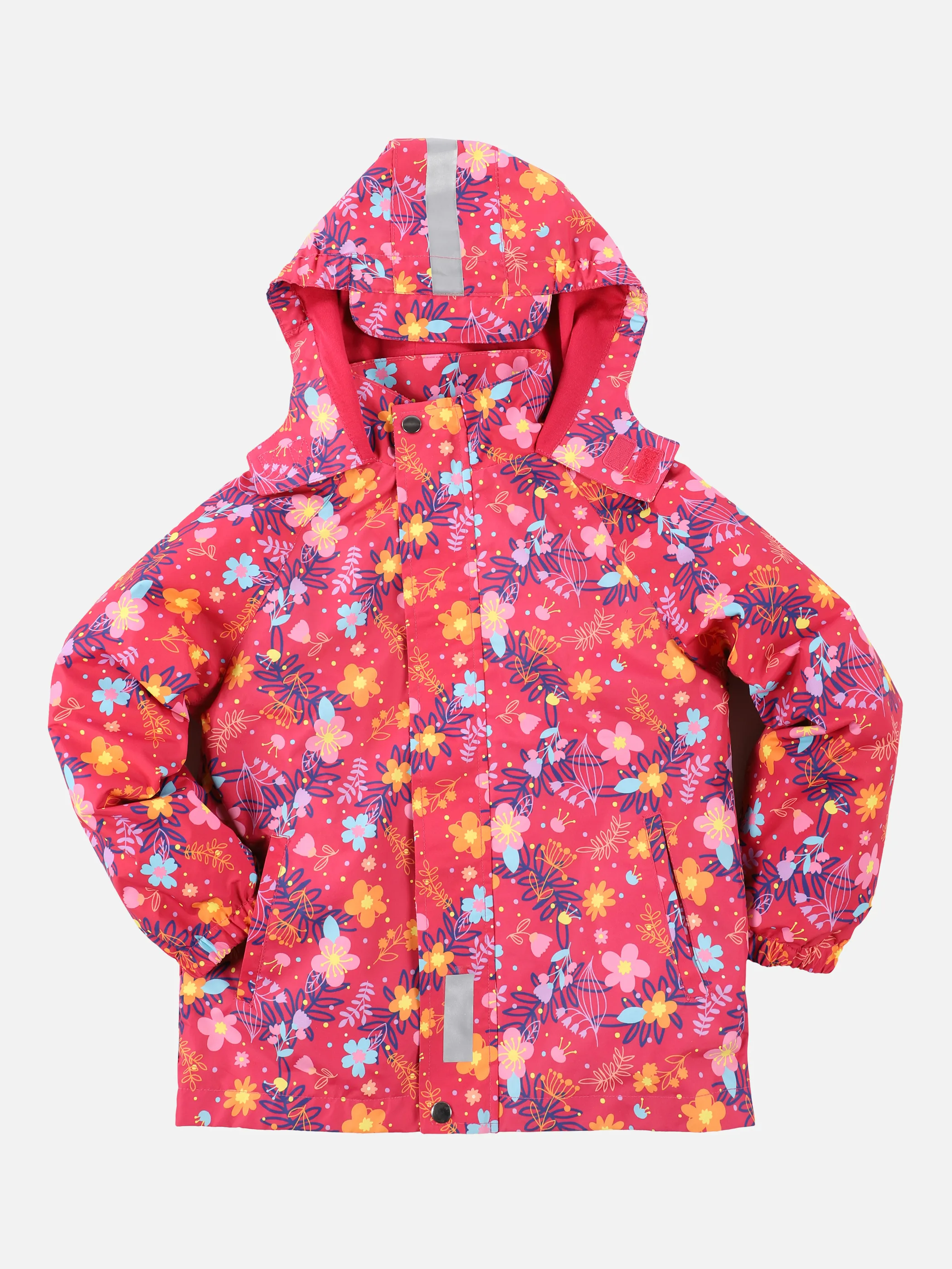 Stop + Go MG-Regenjacke m. Kapuze Pink 873769 AOP BLUMEN 1 Stop + Go MG-Regenjacke m. Kapuze Pink 873769 AOP BLUMEN 1