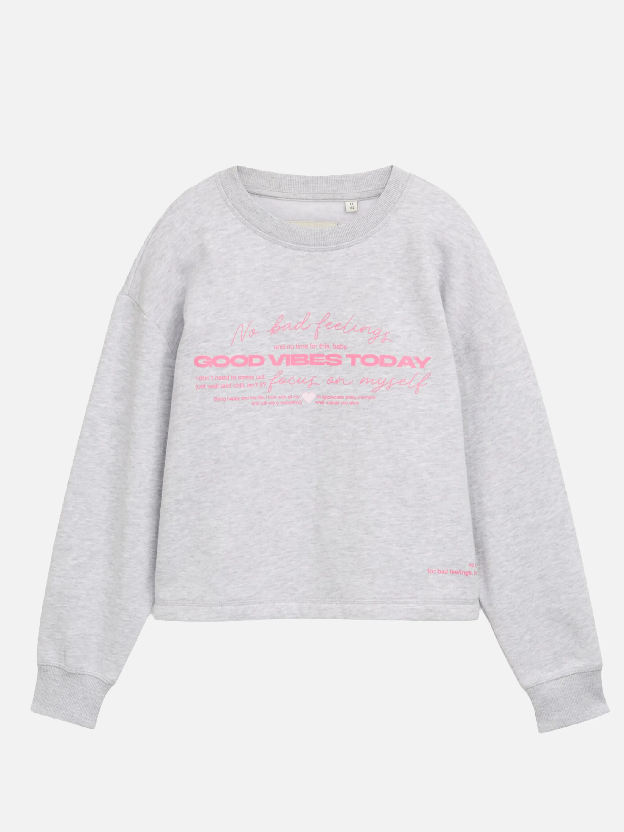 Tom Tailor 1052580 printed sweatshirt Grau 934461 15398 1