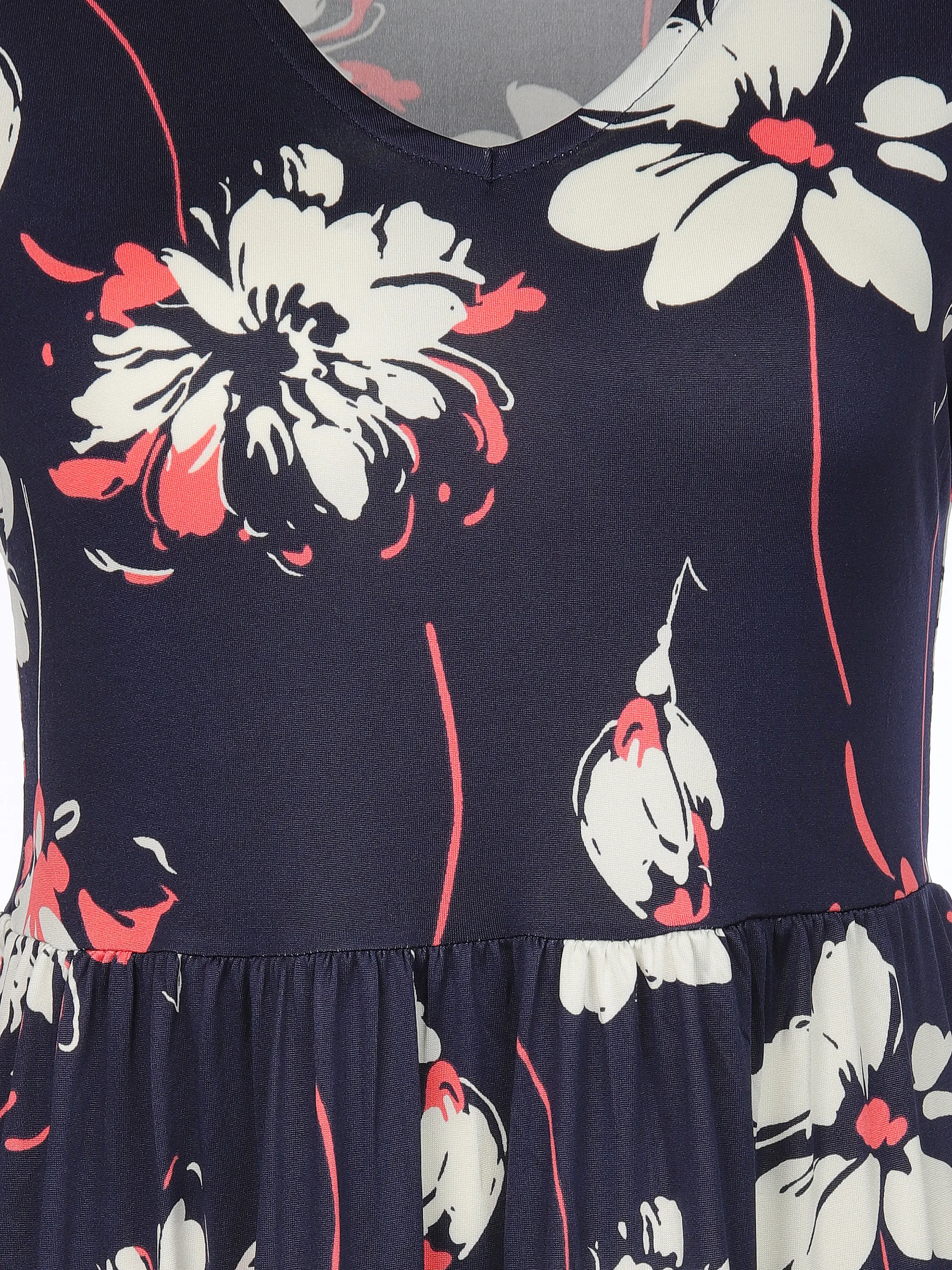 Sure Da-Jersey Kleid m.Alloverprint Pink 908116 CORAL 3 Sure Da-Jersey Kleid m.Alloverprint Pink 908116 CORAL 3