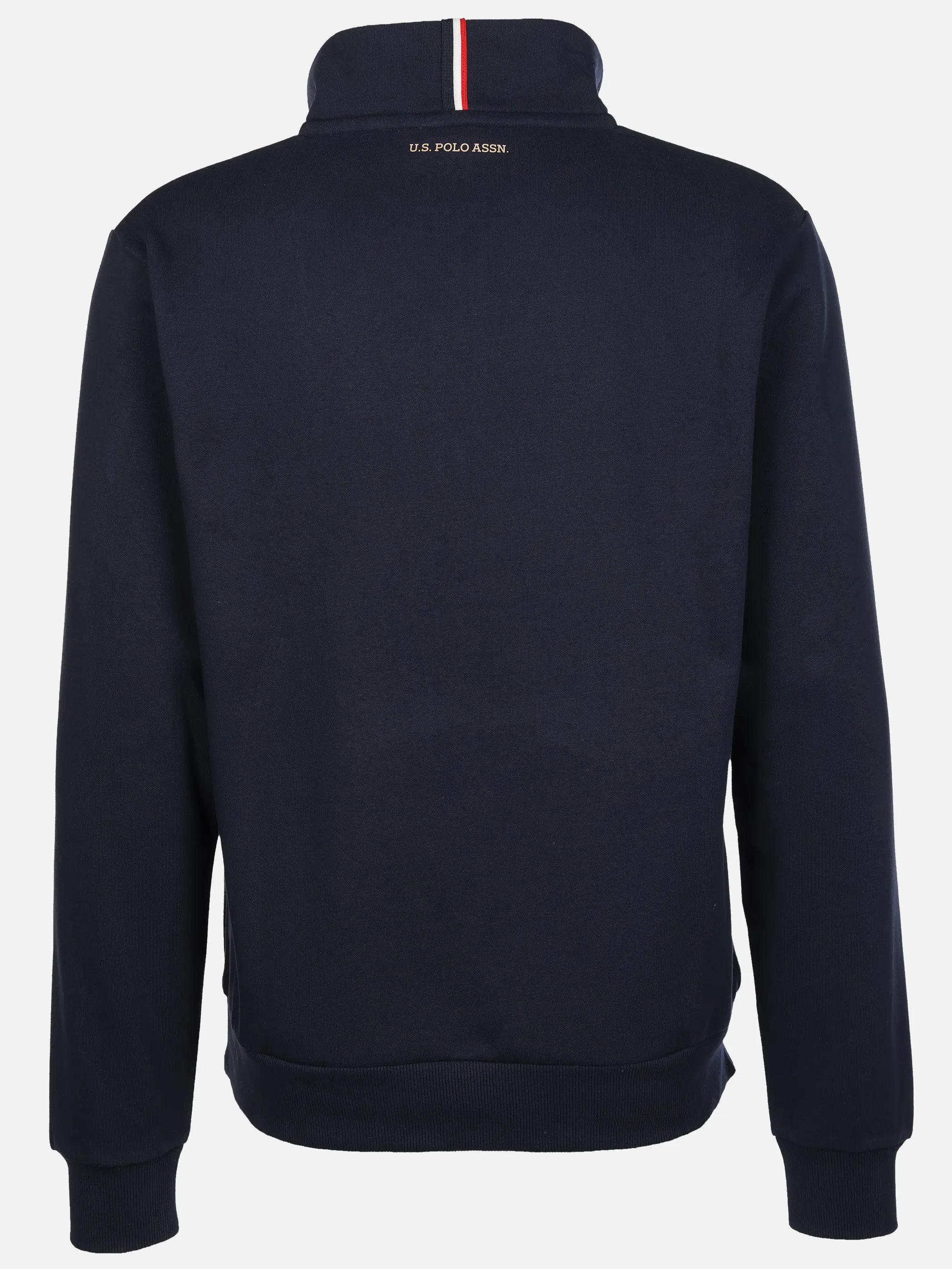 U.S. Polo Assn. He. Sweattroyer half zip Blau 929844 379 2