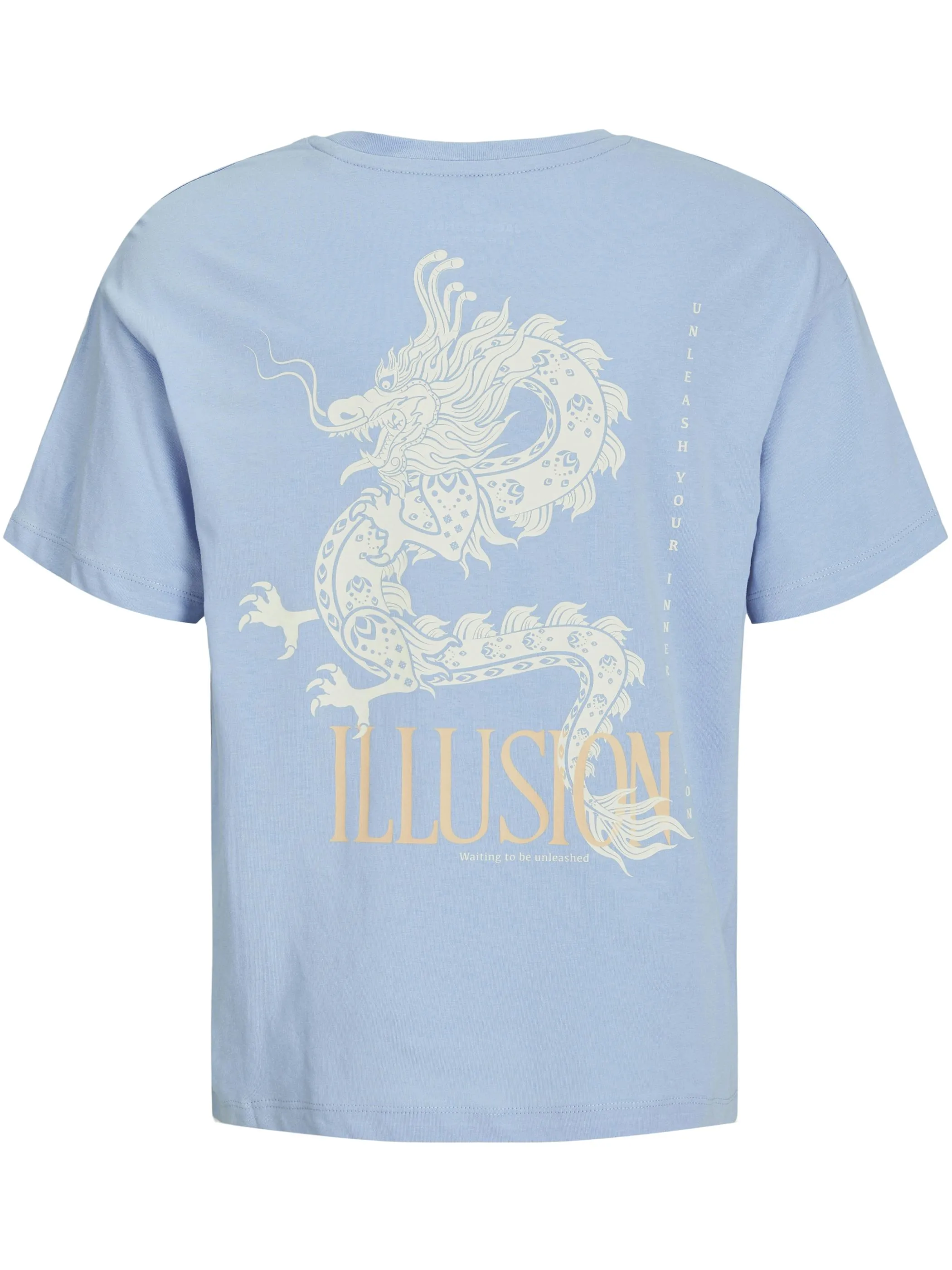Jack&Jones Junior 12269835 JJCHARGE PRINTED TEE Blau 907280 175780 2
