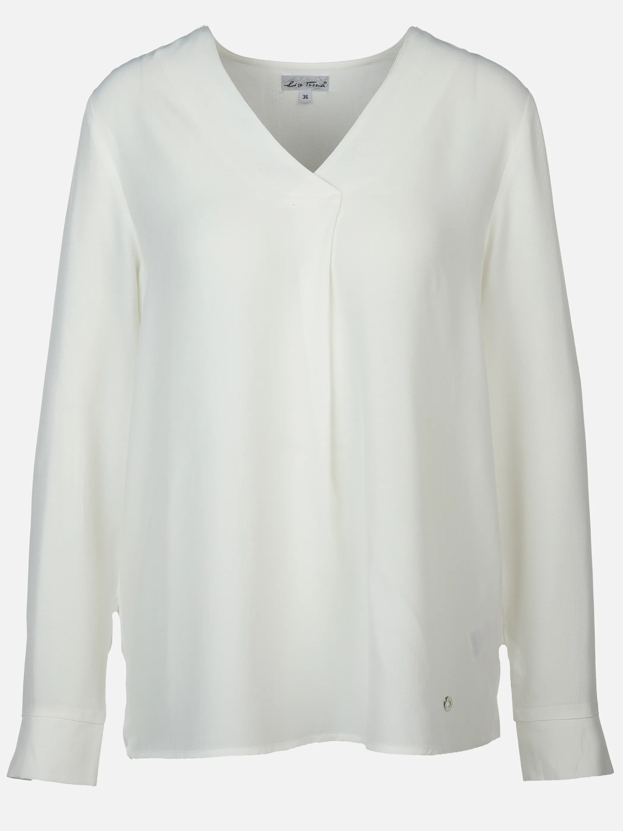 Lisa Tossa Da-Crepe-Bluse Weiß 905520 OFFWHITE 1 Lisa Tossa Da-Crepe-Bluse Weiß 905520 OFFWHITE 1