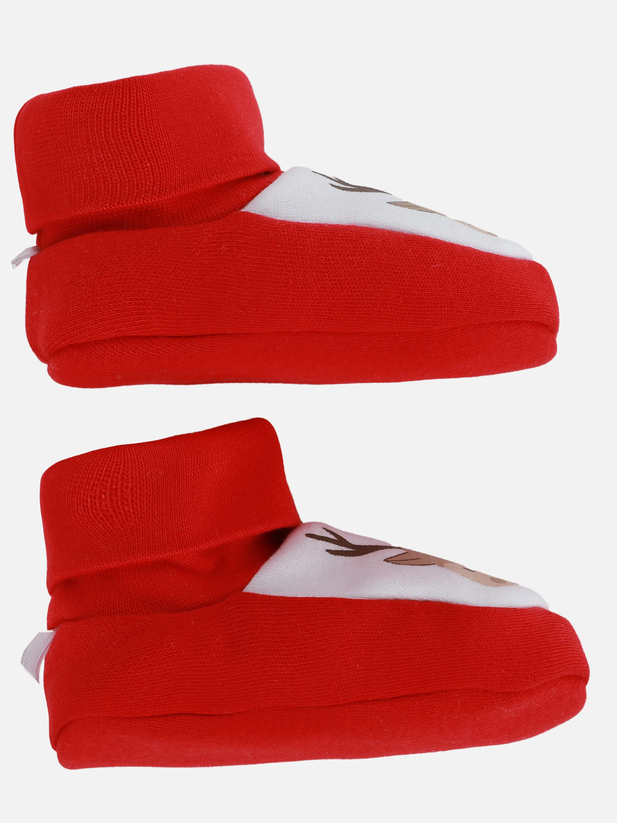Bubble Gum Baby Unisex Weihanchtssocken mit Rentiermotiv Rot 901406 ROT 3