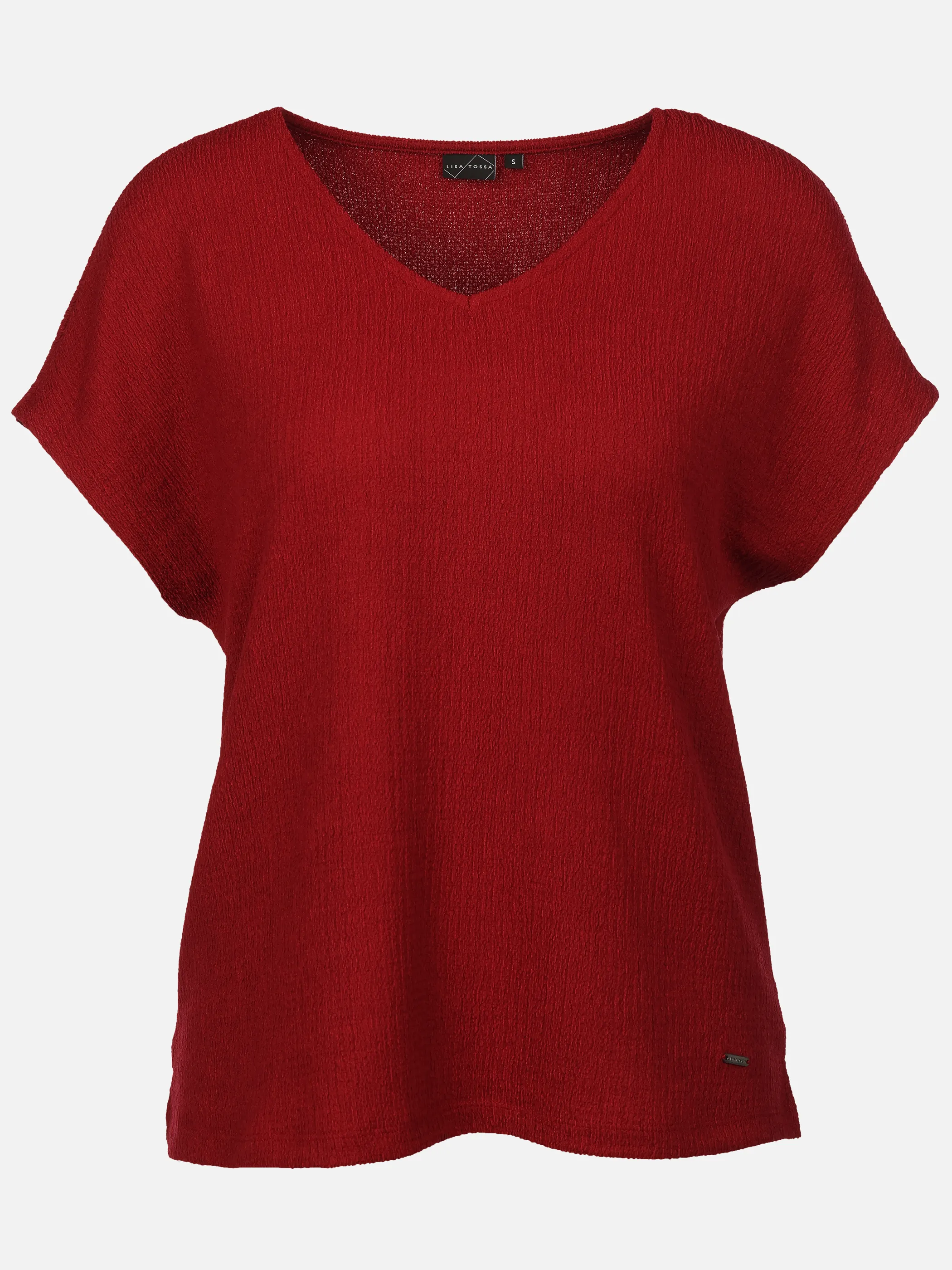 Lisa Tossa Da-Crepe-Top Rot 924896 RHUBARB 1