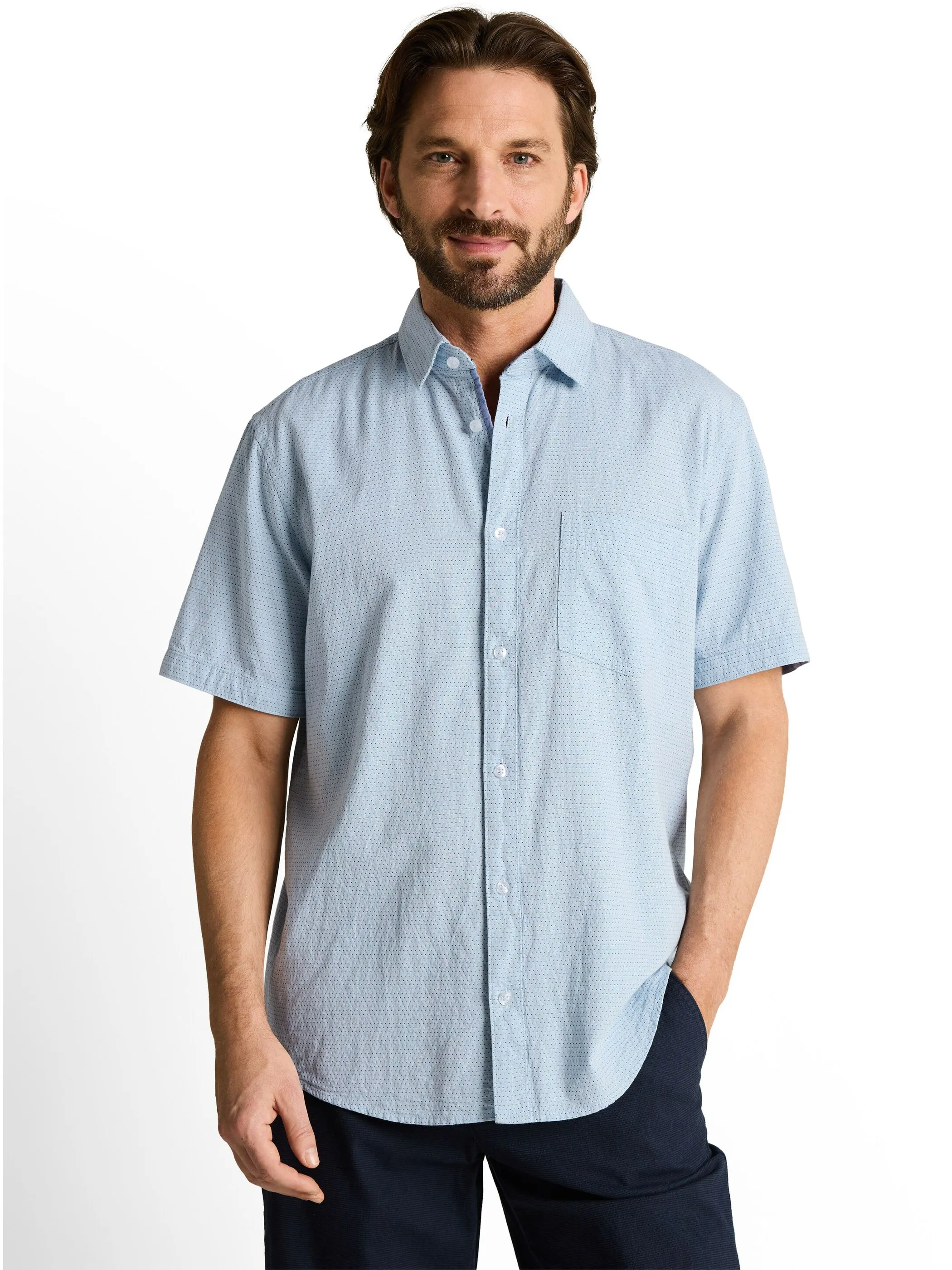 Tom Tailor 1051948 NOS structured shirt Blau 922118 39668 1