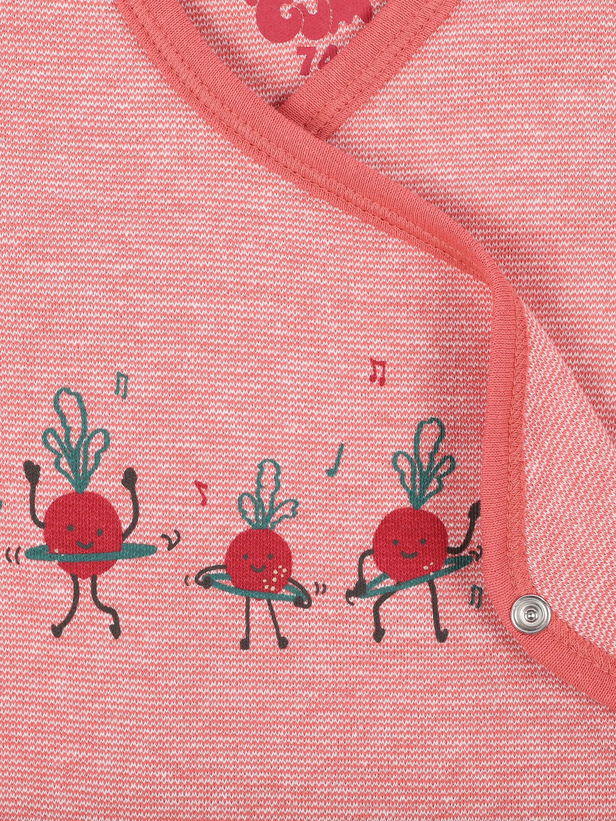 Bubble Gum BG Wickelshirt in mauve mit Pink 871158 MAUVE 2 Bubble Gum BG Wickelshirt in mauve mit Pink 871158 MAUVE 2