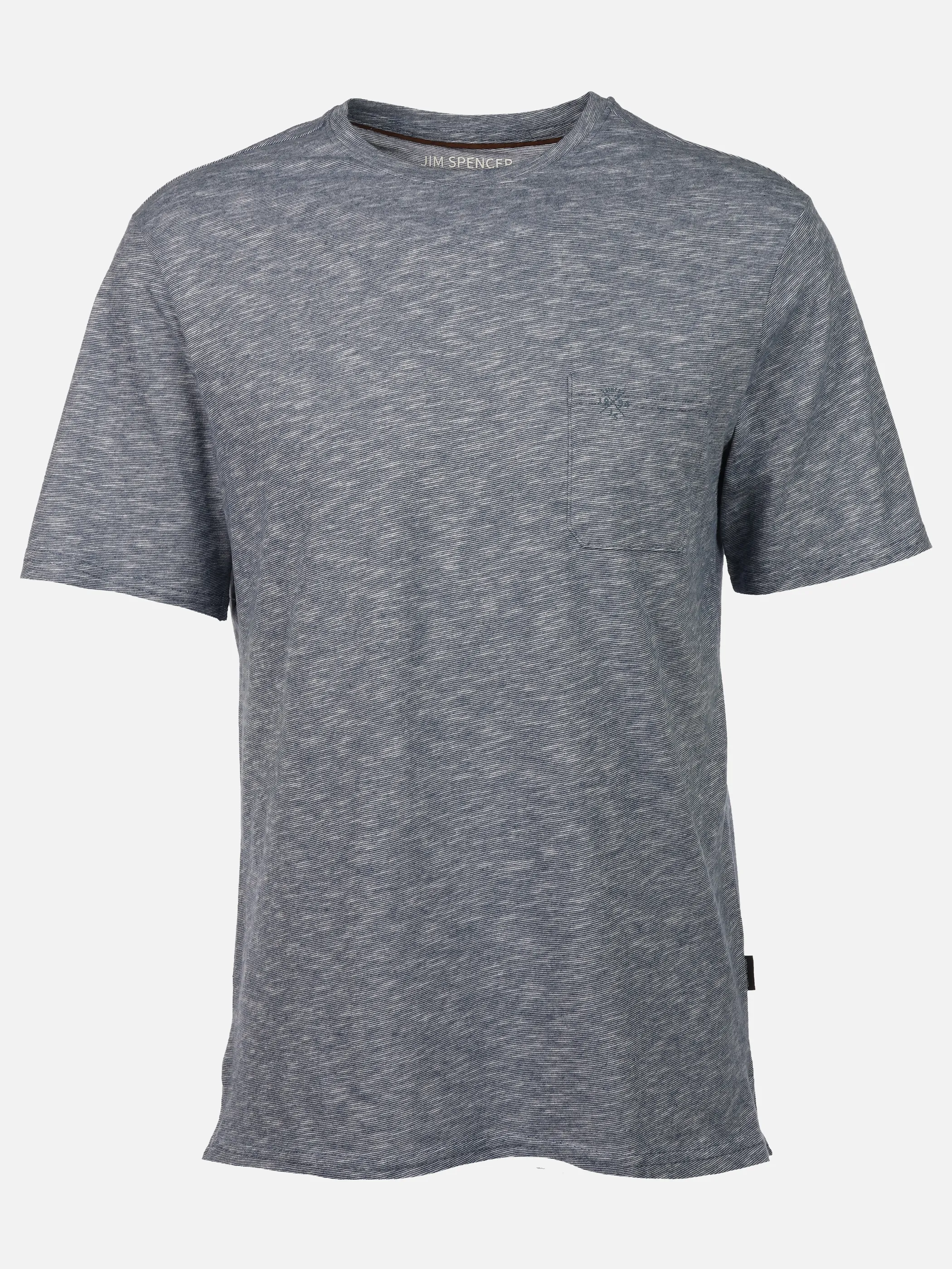 Jim Spencer He. T-Shirt 1/2 Arm grindle Blau 922527 NAVY 1