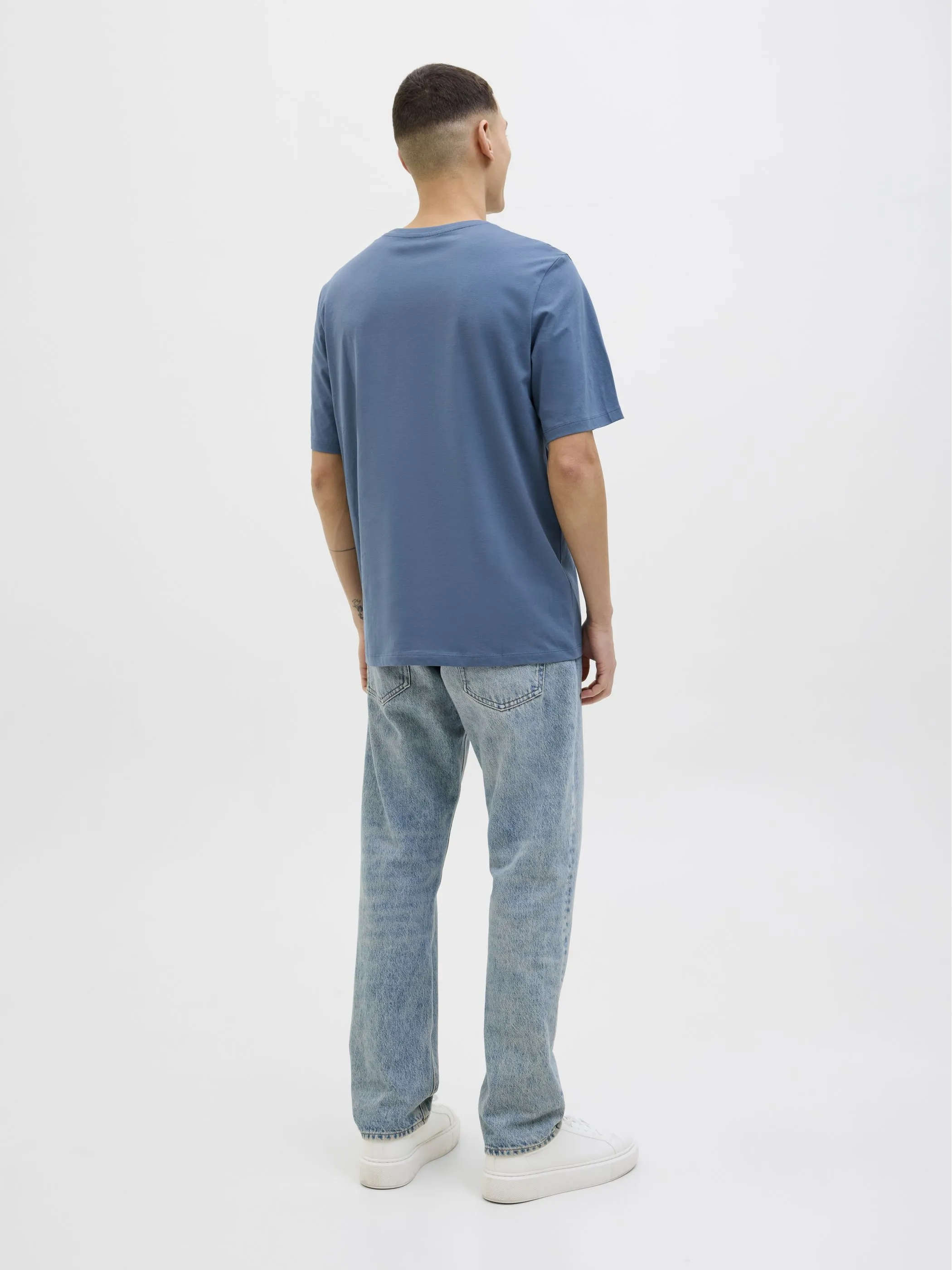 Jack Jones 12269324 JJHAWAII SHAPE TEE SS Blau 904465 299276 3