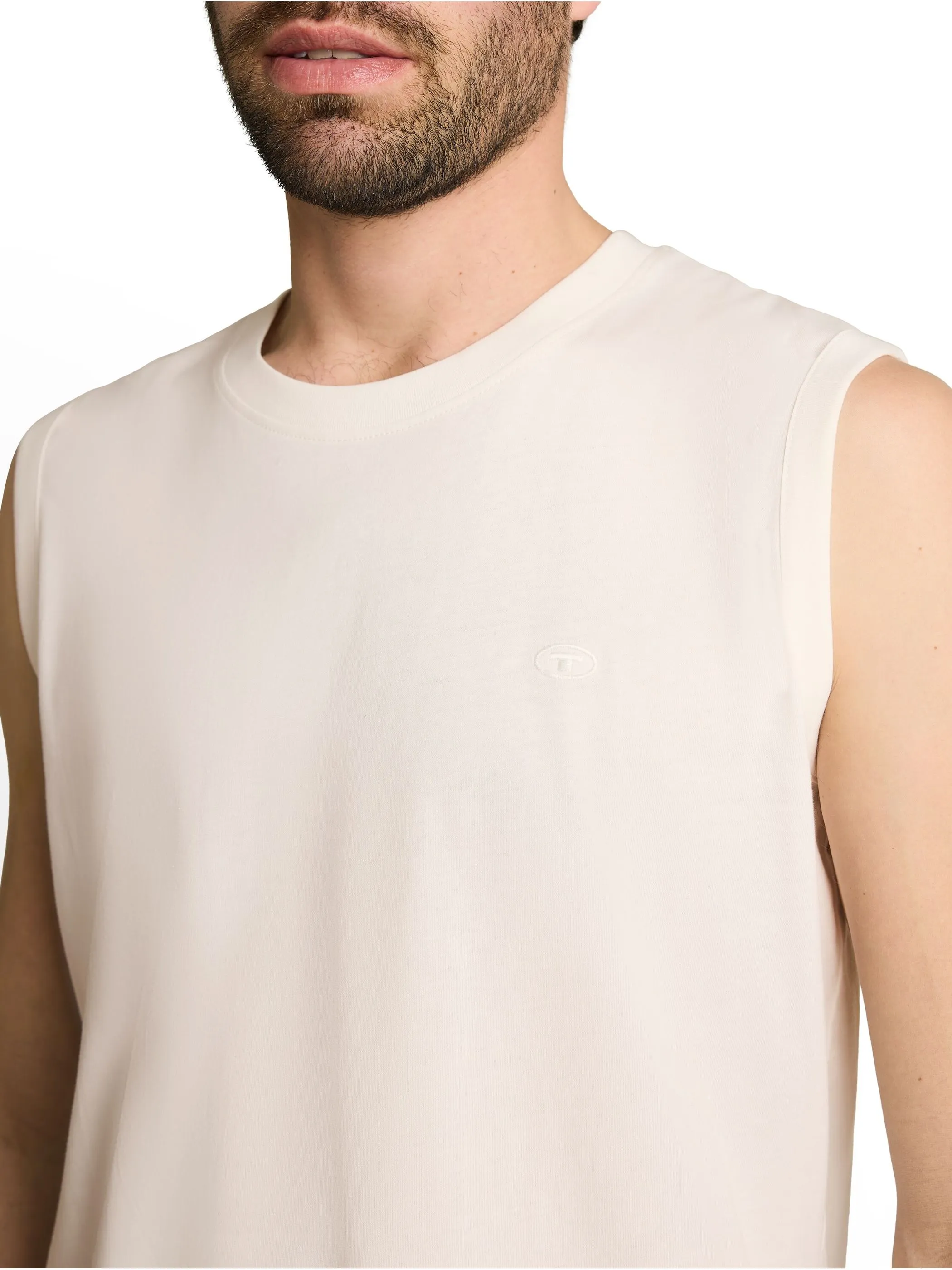 Tom Tailor 1050219 tanktop with embro Weiß 926462 10348 3