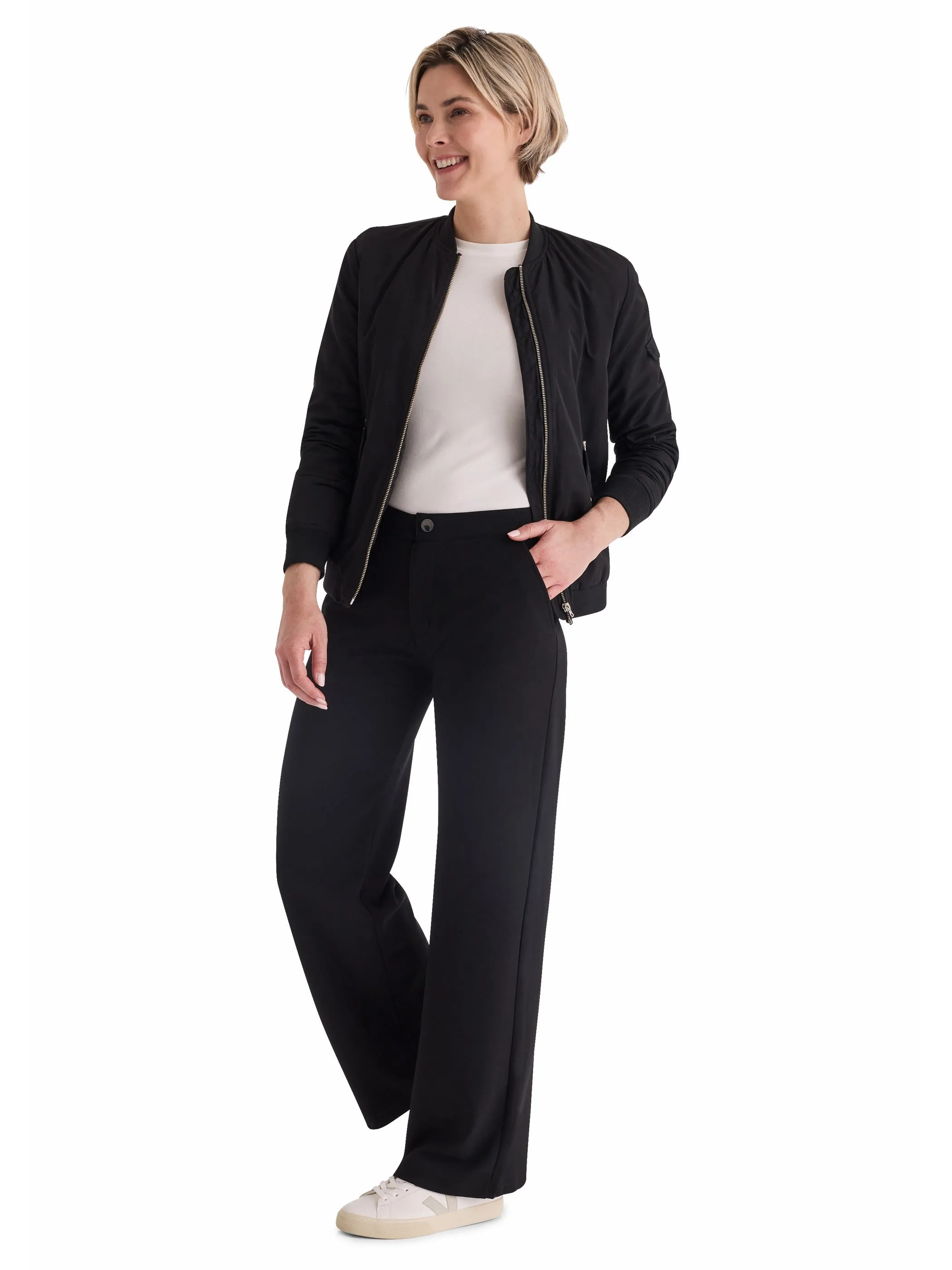 Stooker DOB 22440030006999 Da. Hosen lang, Schwarz 936933 6999 5