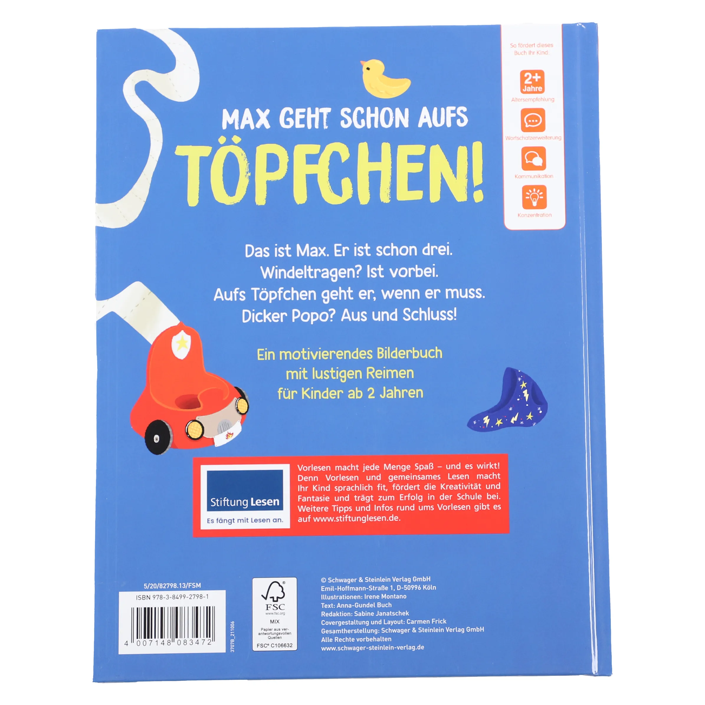 Bücher KIBU Max geht schon aufs Töpfc Bunt 886689 BUNT 2