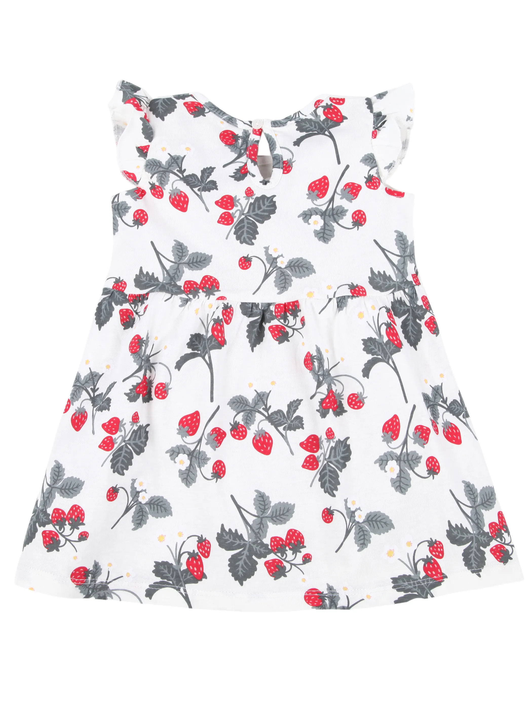 Bubble Gum BM Kleid Weiß mit AOP Weiß 924518 WEIß 2
