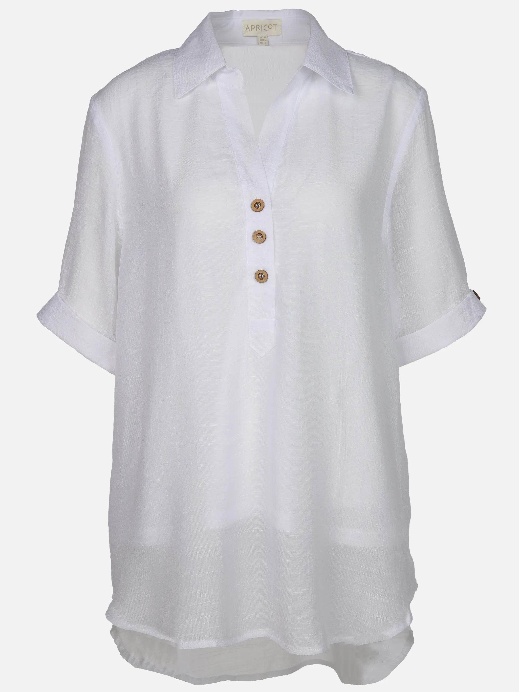 Apricot 483668 Apricot Slub Shimmer Tu Weiß 913524 WHT 1