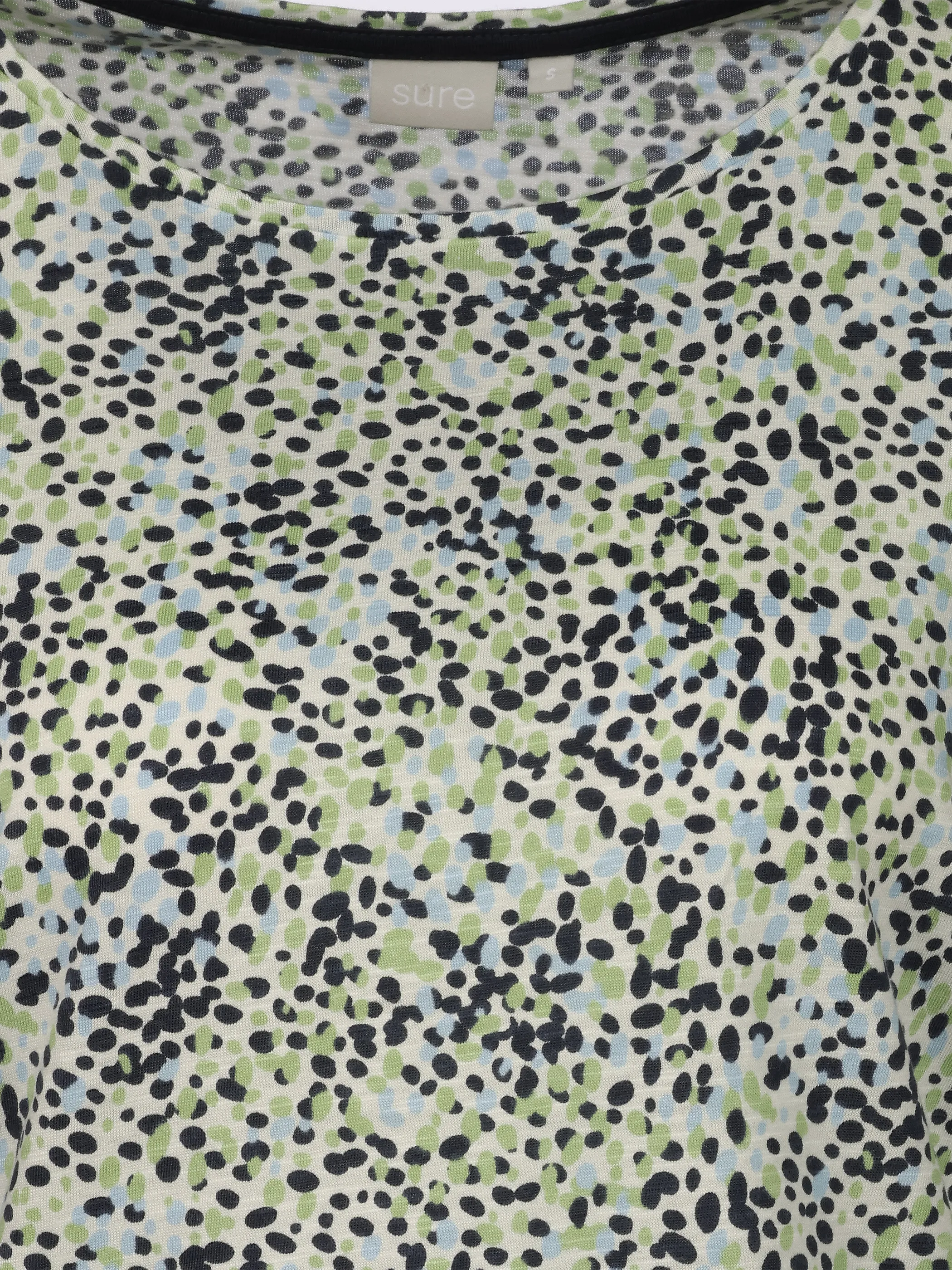 Sure Da-T-Shirt m. Alloverprint Weiß 922188 WHITE 3