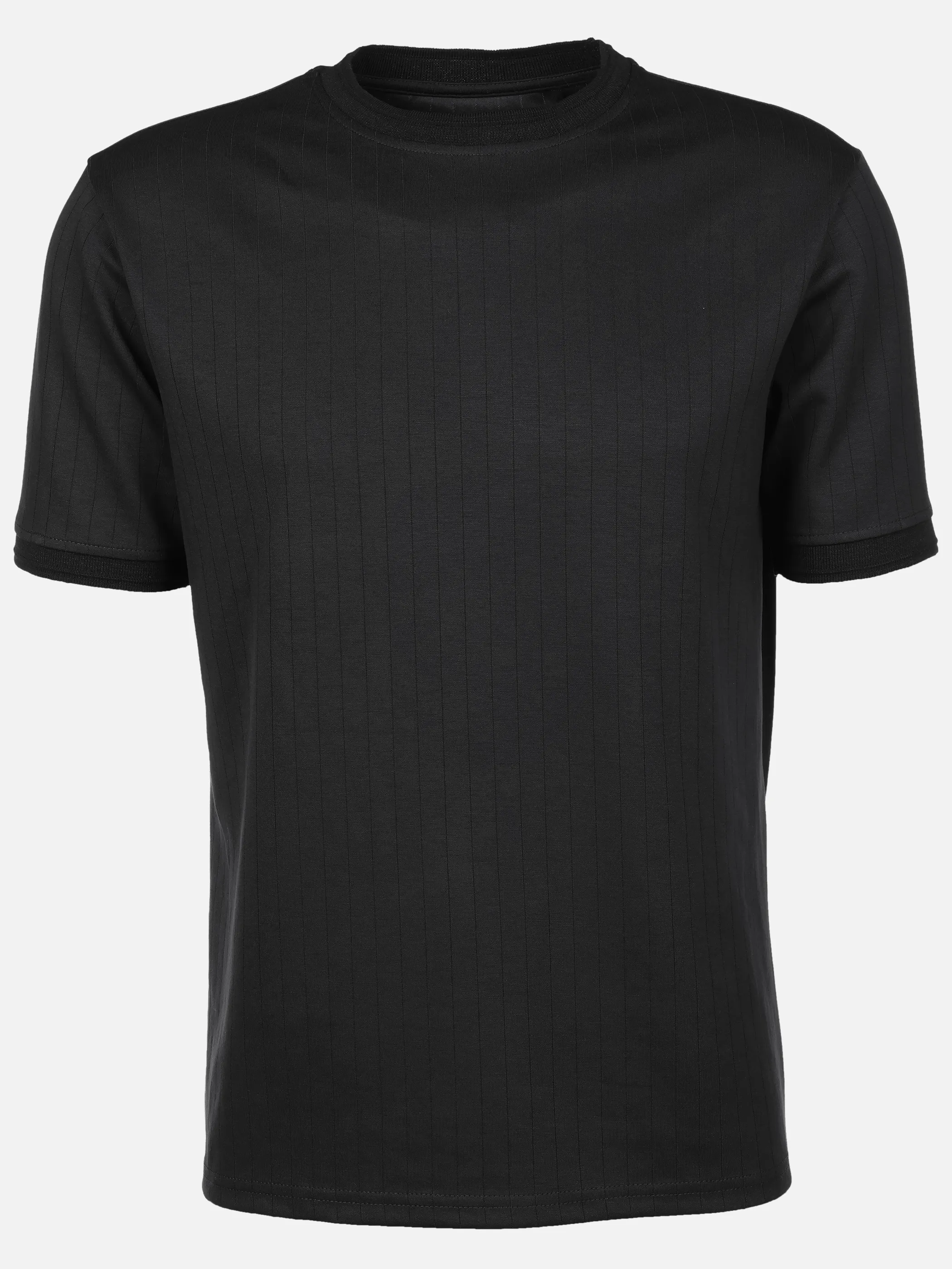 Jim Spencer He. T-Shirt 1/2 Arm dropneedle Schwarz 928821 BLACK 1