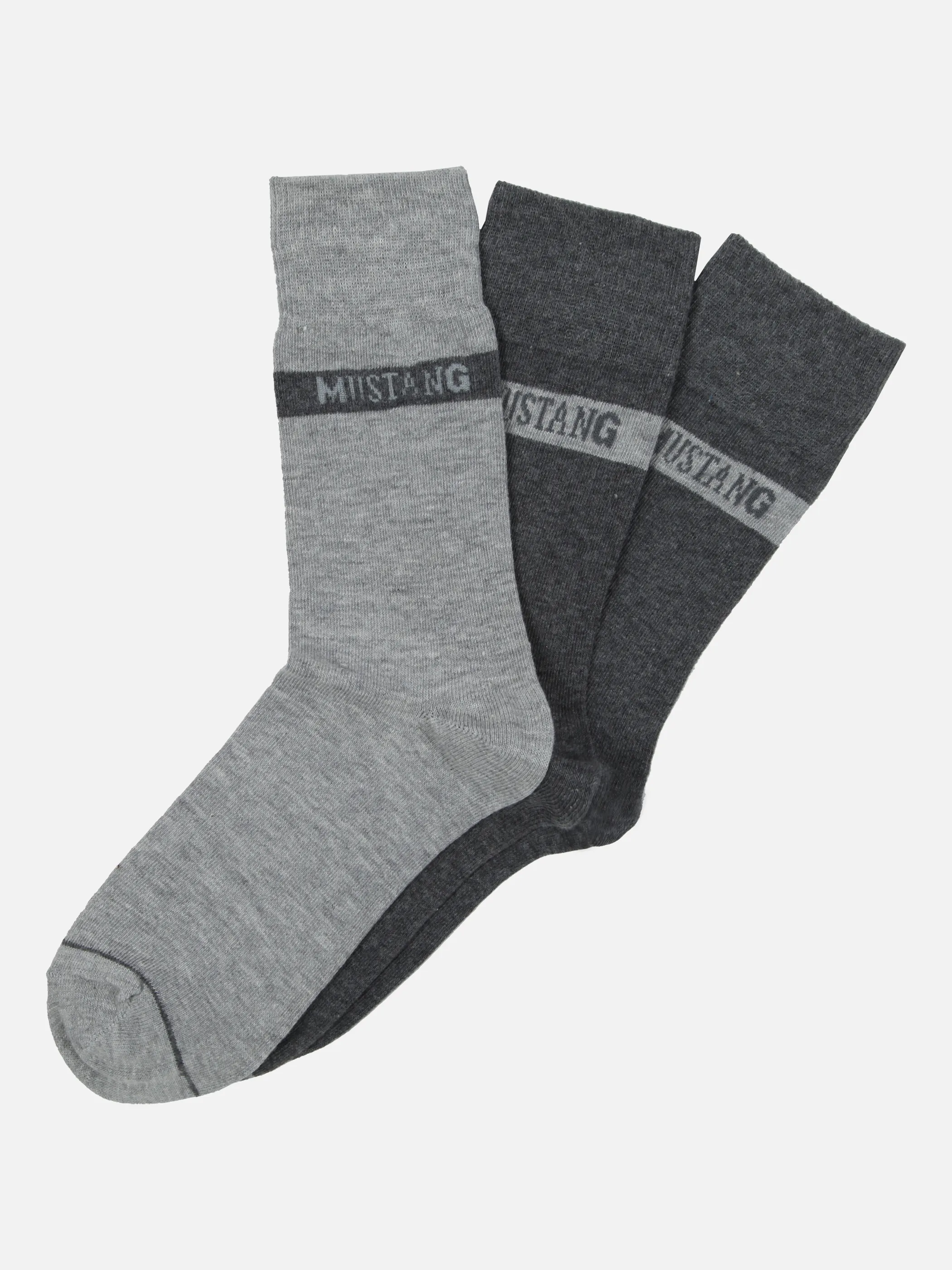 Mustang MU31039 He-Socken 3er organic Grau 861711 9703 1 Mustang MU31039 He-Socken 3er organic Grau 861711 9703 1