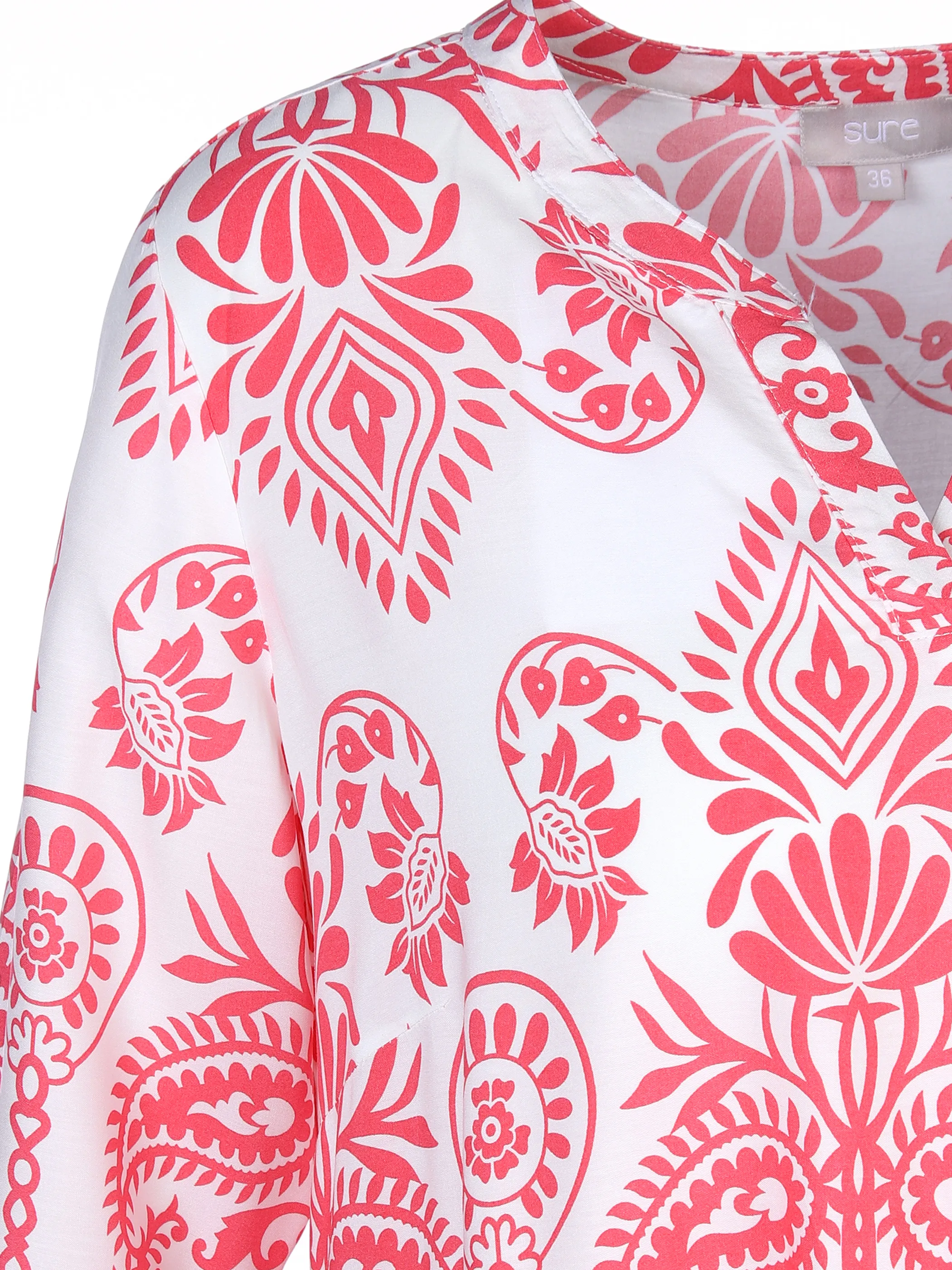 Sure Da-Stufen-Kleid m.Alloverprint Pink 865585 WEIß/SORBE 3