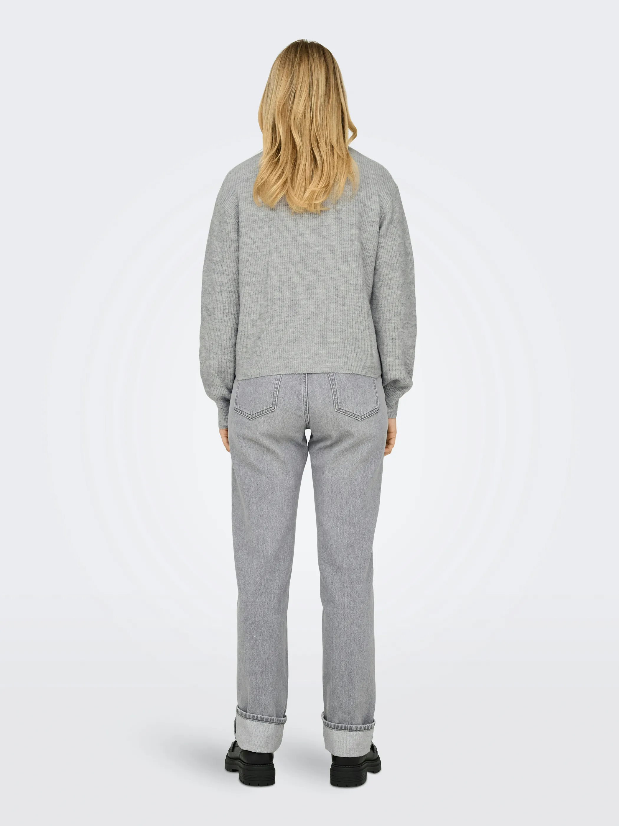 JDY 15326819 JDYLUMI L/S BUTTON CA Grau 928543 179073 2