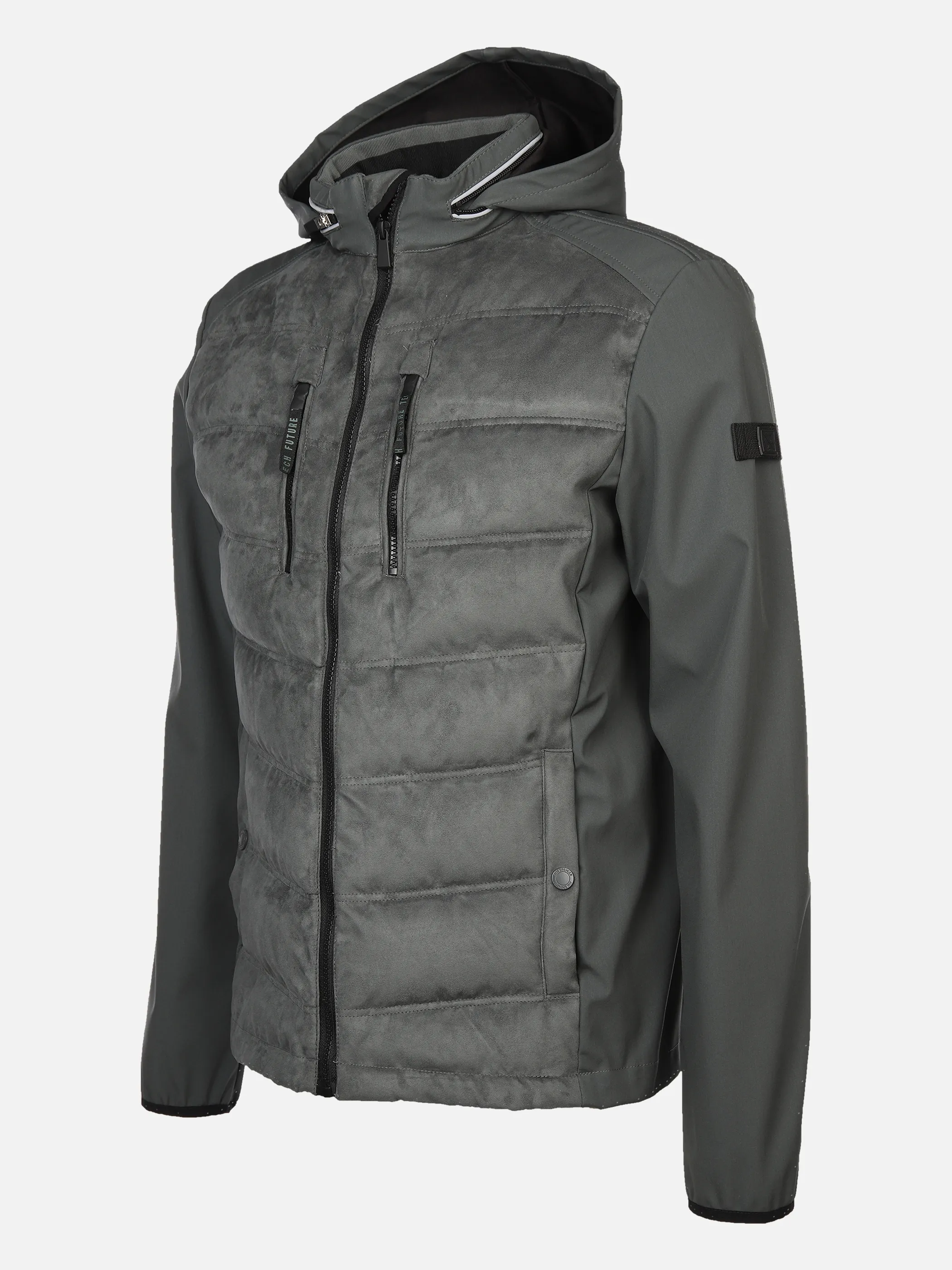 Jim Spencer He. Steppblouson Hybrid Grün 872274 KHAKI 2 Jim Spencer He. Steppblouson Hybrid Grün 872274 KHAKI 2