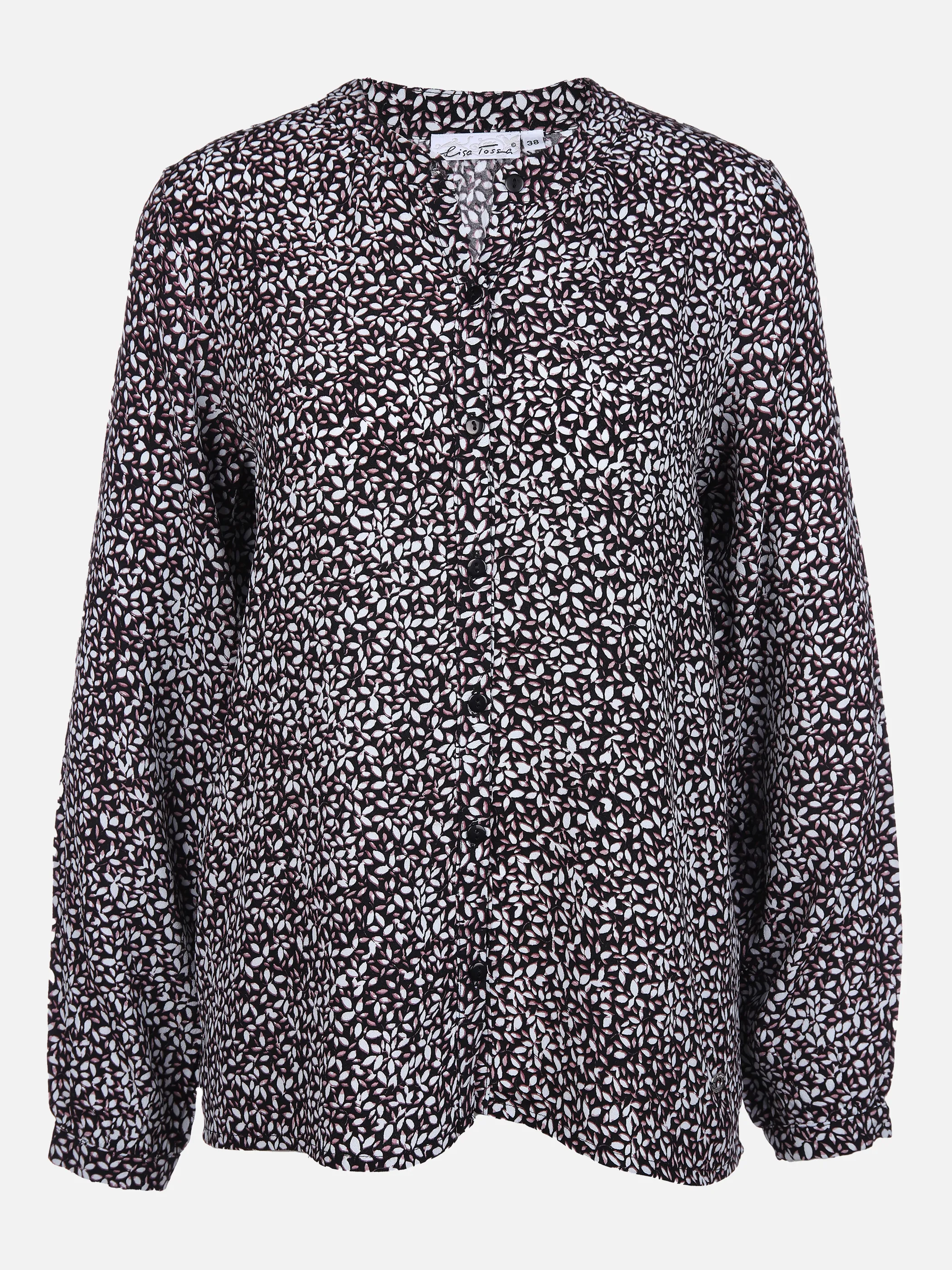 Lisa Tossa Da-Bluse m. Alloverprint Weiß 862362 OFFWHITE 1