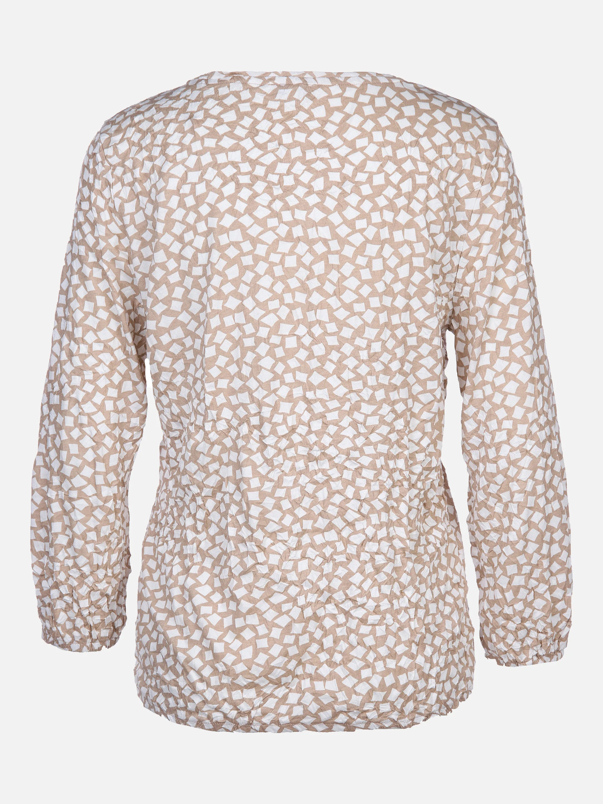 Tom Tailor 1032708 crincle henley T-shirt Braun 869449 30148 2