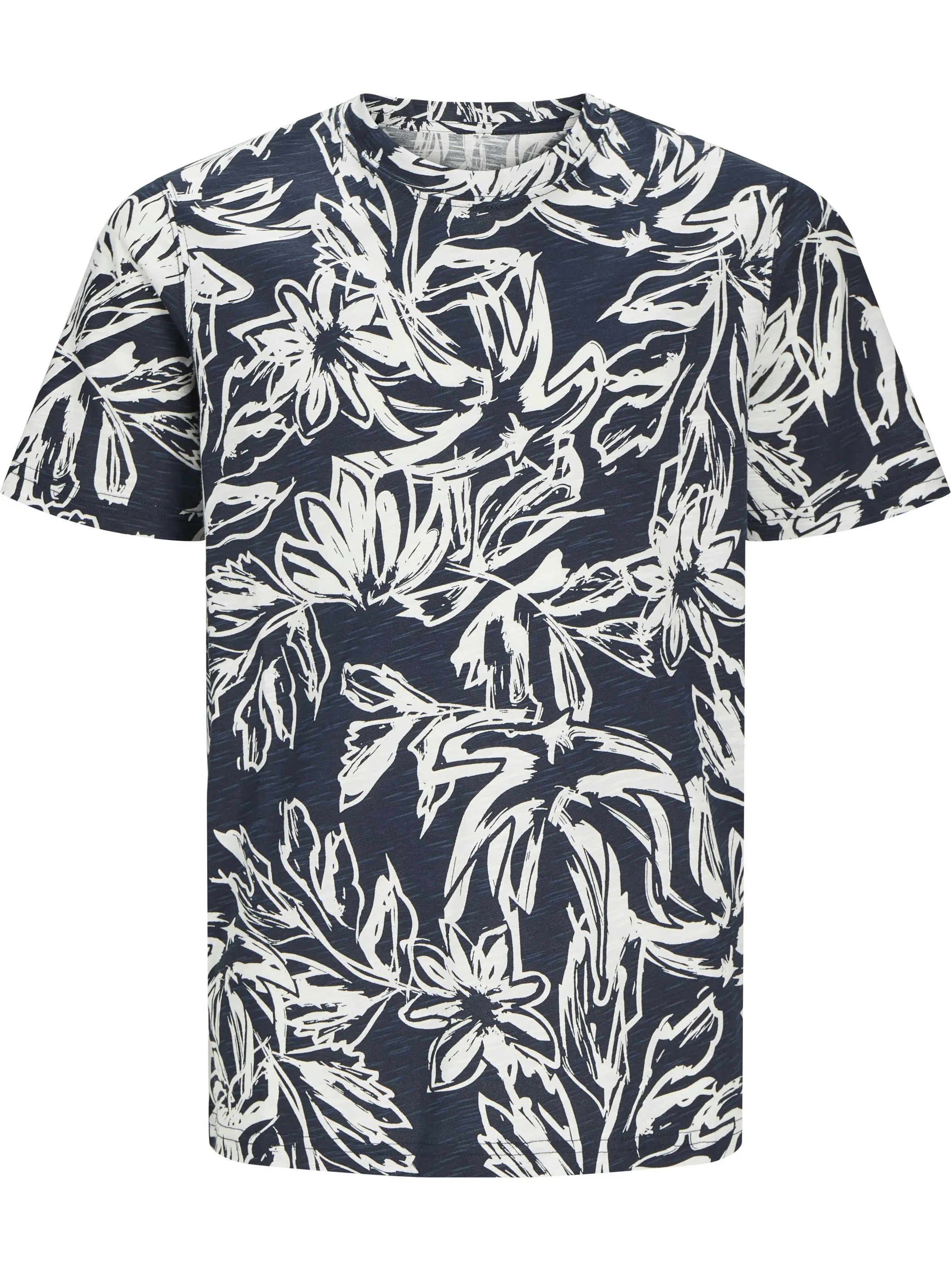 Jack&Jones Junior 12253974 JORLAFAYETTE AOP TEE Schwarz 892300 175917 1