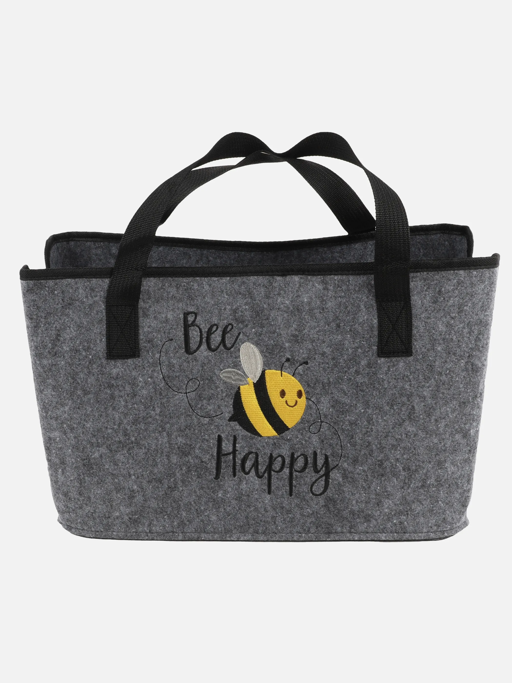 Koffer/Taschen Filztasche mit Bienen Grau 861702 GRAU 2