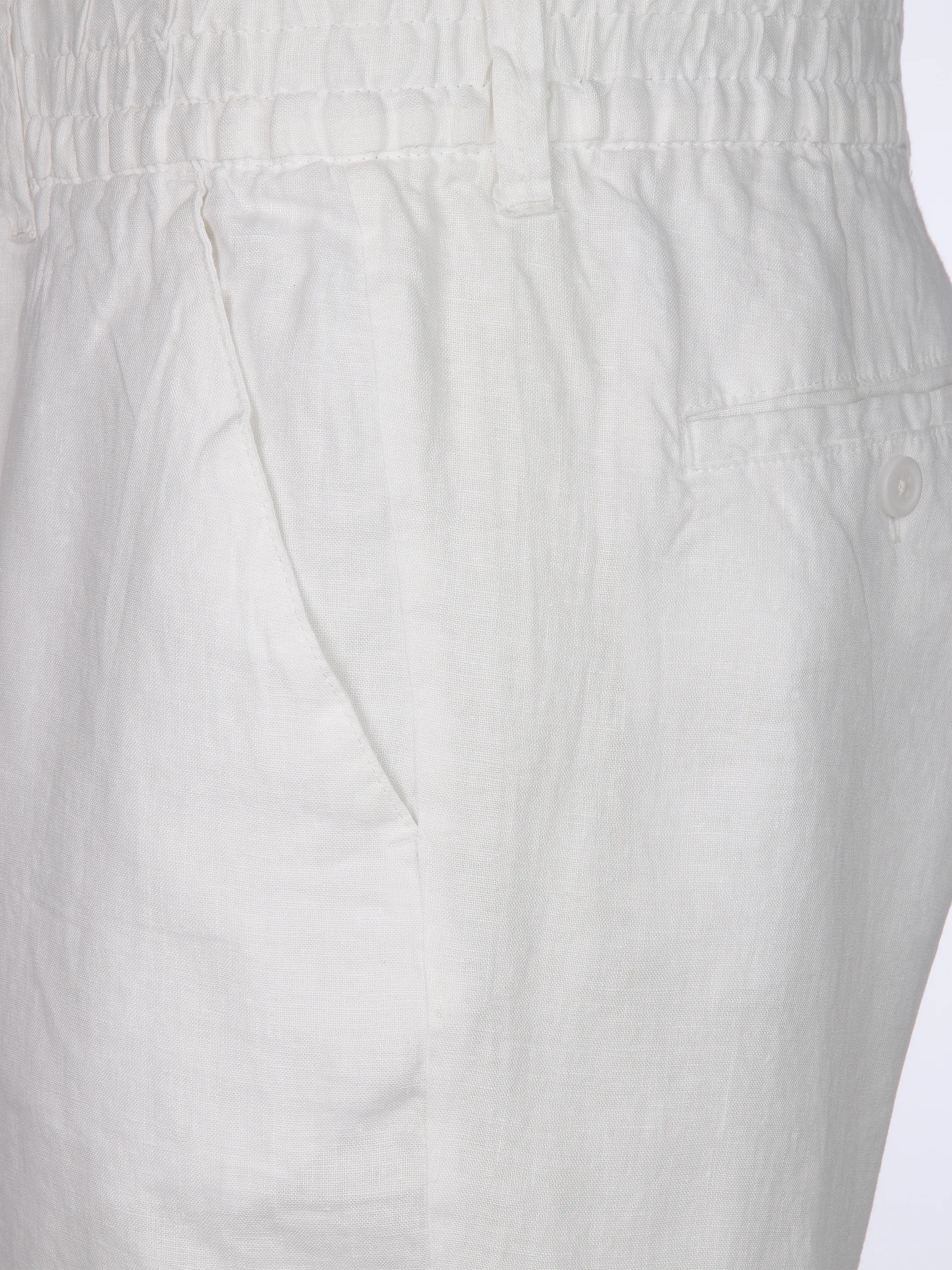 IX-O YF He Leinen Short Weiß 908817 WHITE 4