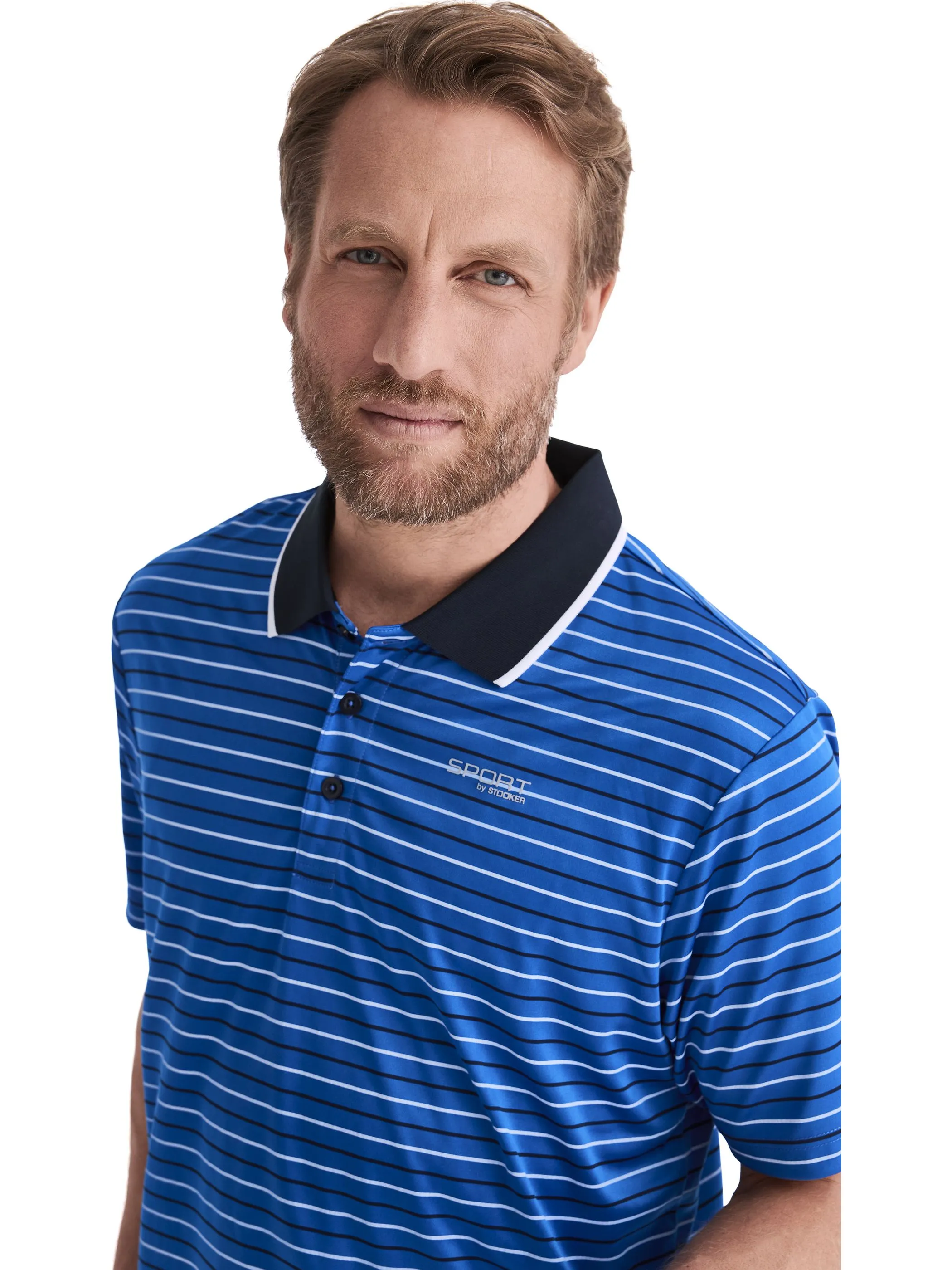 Stooker Athletic 04760310009137 He. Poloshirts, Blau 919804 9137 3