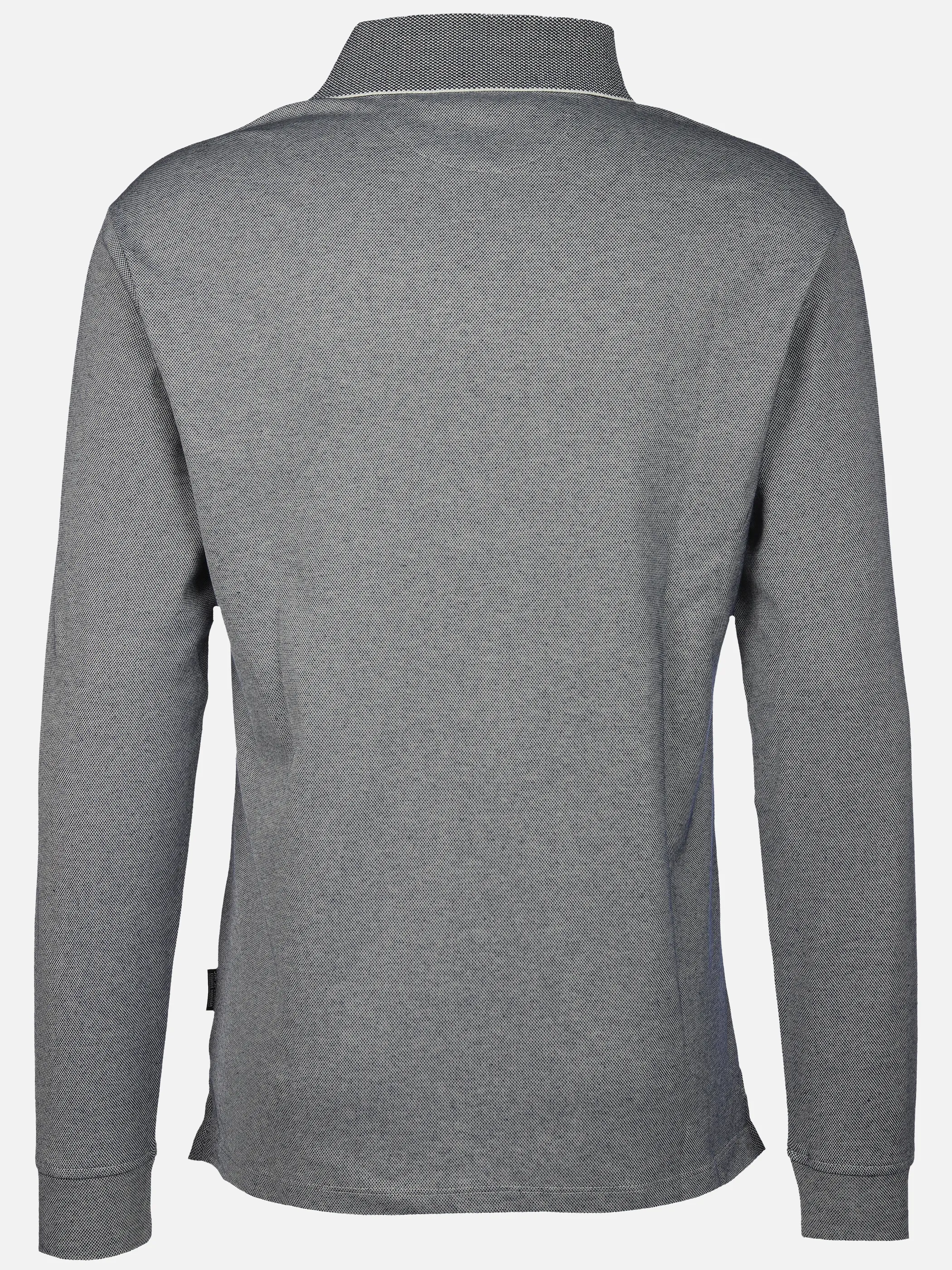 Jim Spencer He. Poloshirt 1/1 Arm Jacquard Grau 866258 SILVER 2