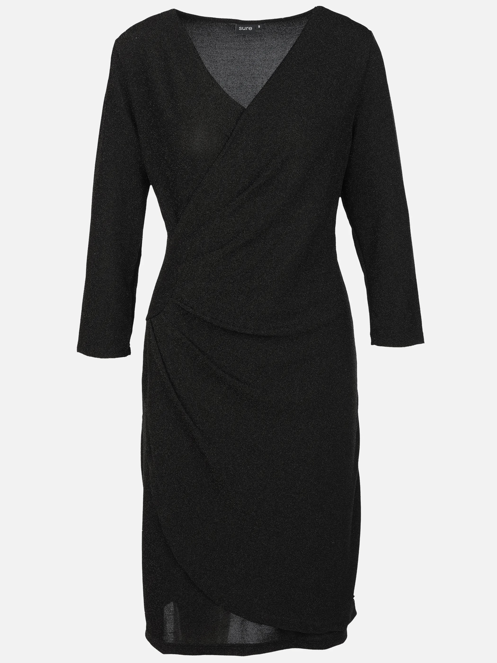 Sure Da-Lurex-Jersey-Kleid Schwarz 918673 BLACK 1