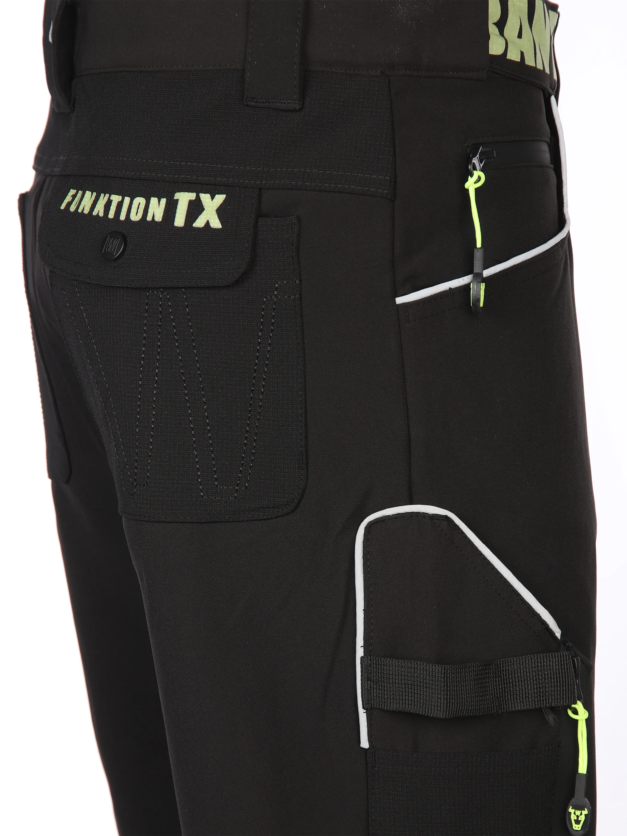 Worker He. Arbeitsshort Stretch Schwarz 895096 BLACK 4