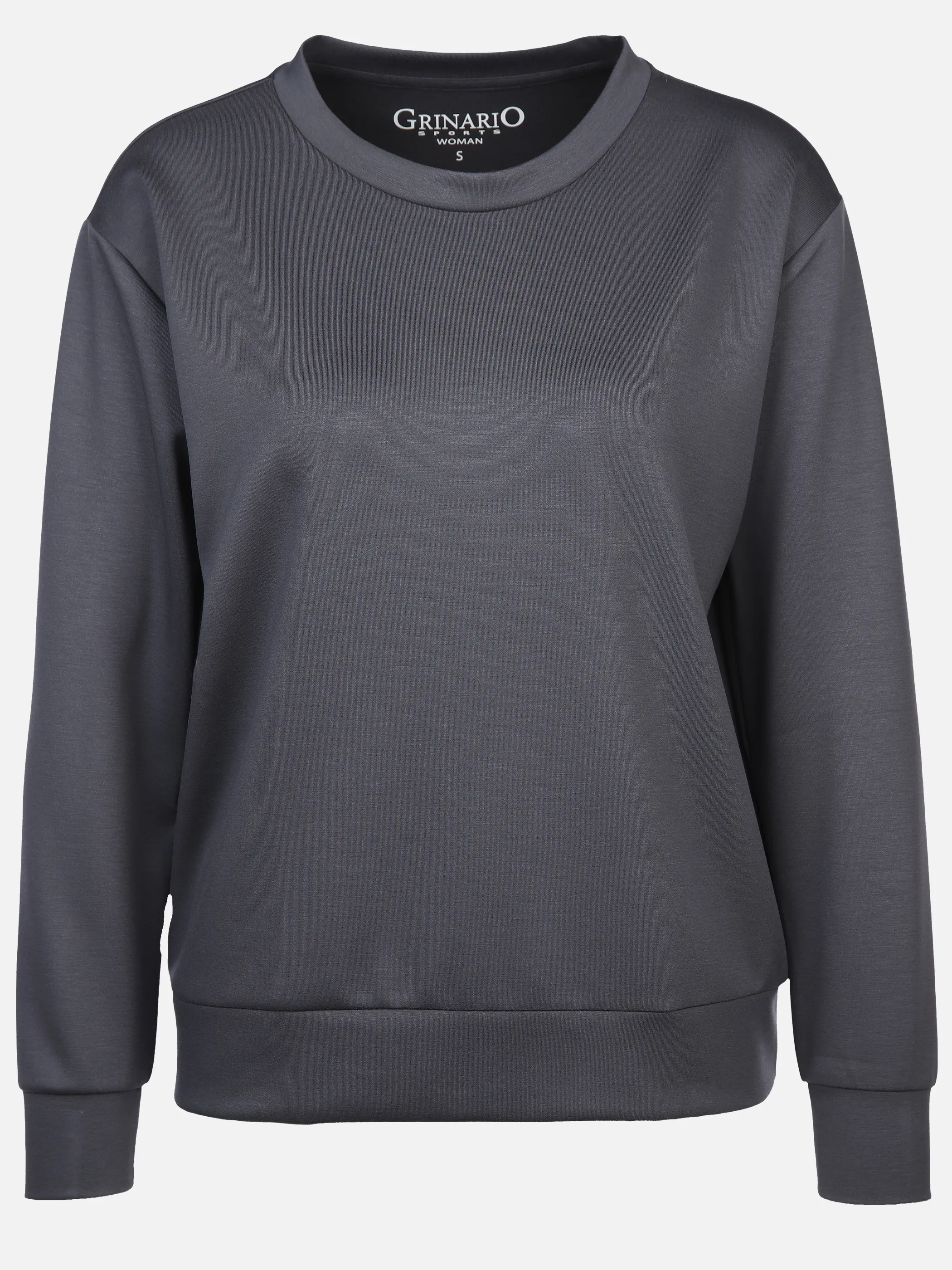 Grinario Sports Da- Sweatshirt Grau 898062 EBONY 1 Grinario Sports Da- Sweatshirt Grau 898062 EBONY 1