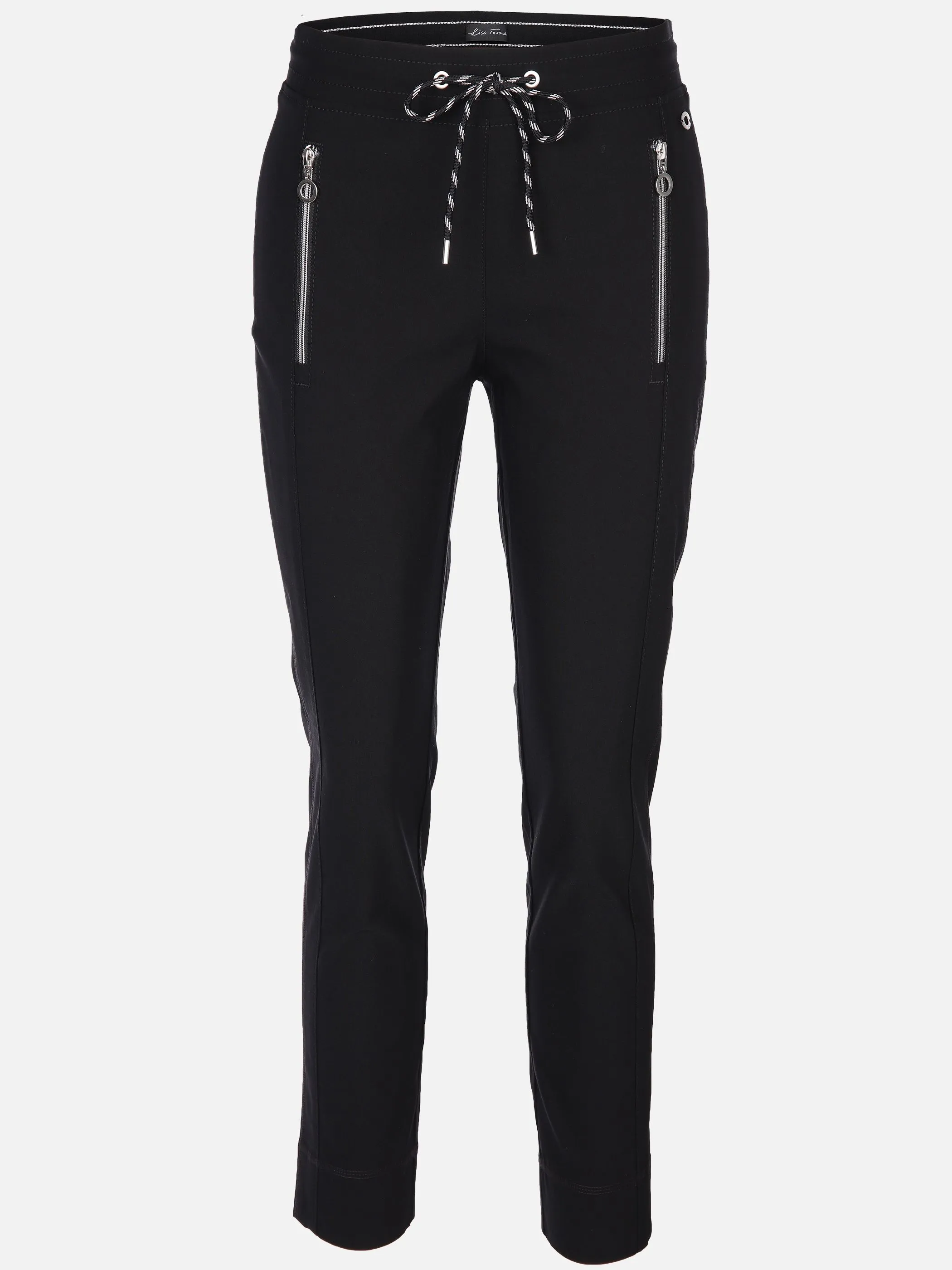 Lisa Tossa Da-Easypant "Nadja" m. Komfortbund Schwarz 890309 SCHWARZ 5