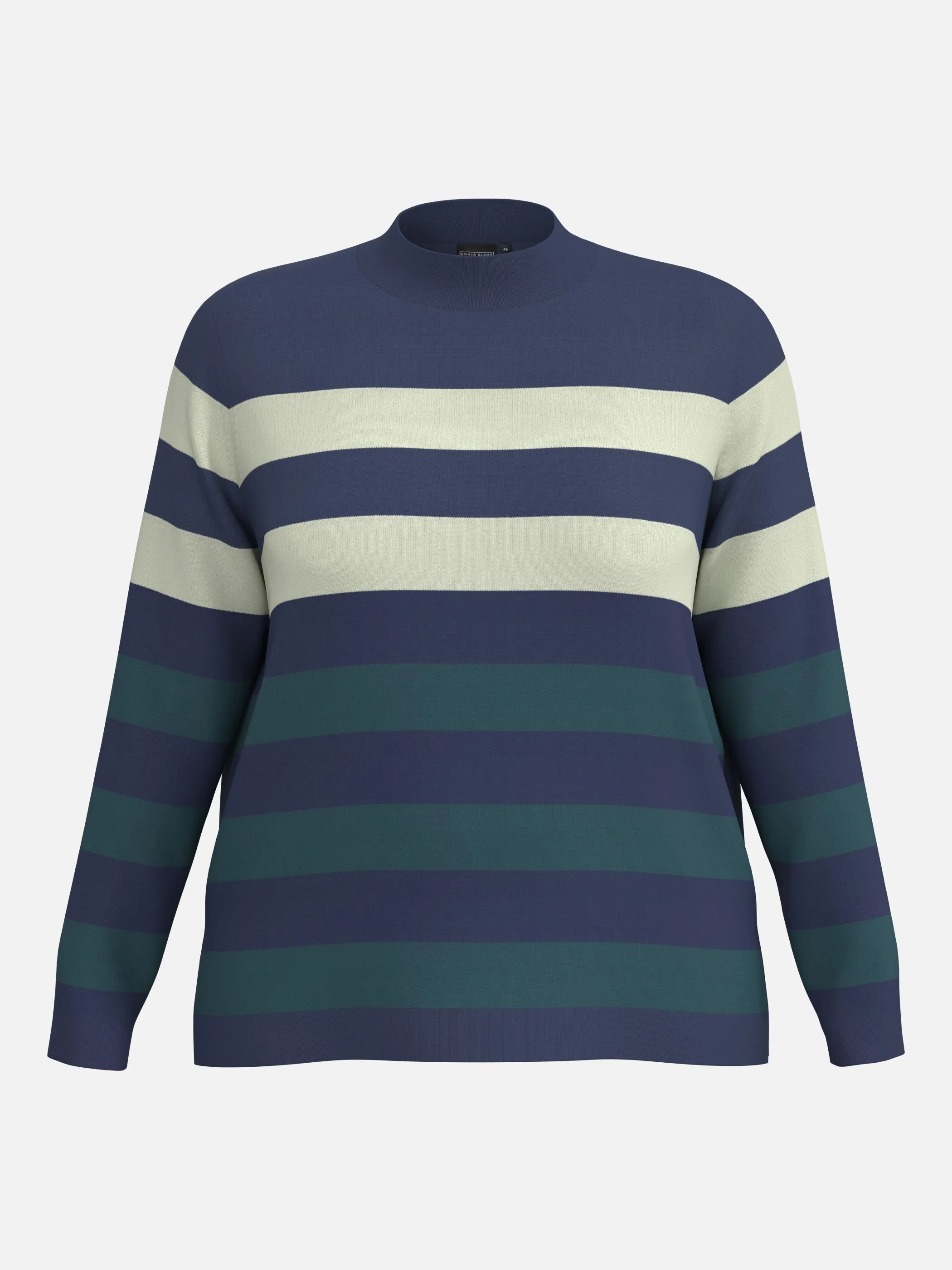 Sonja Blank Da-gr.Gr. Pullover m. Streifen Bunt 930011 STRIPED 1