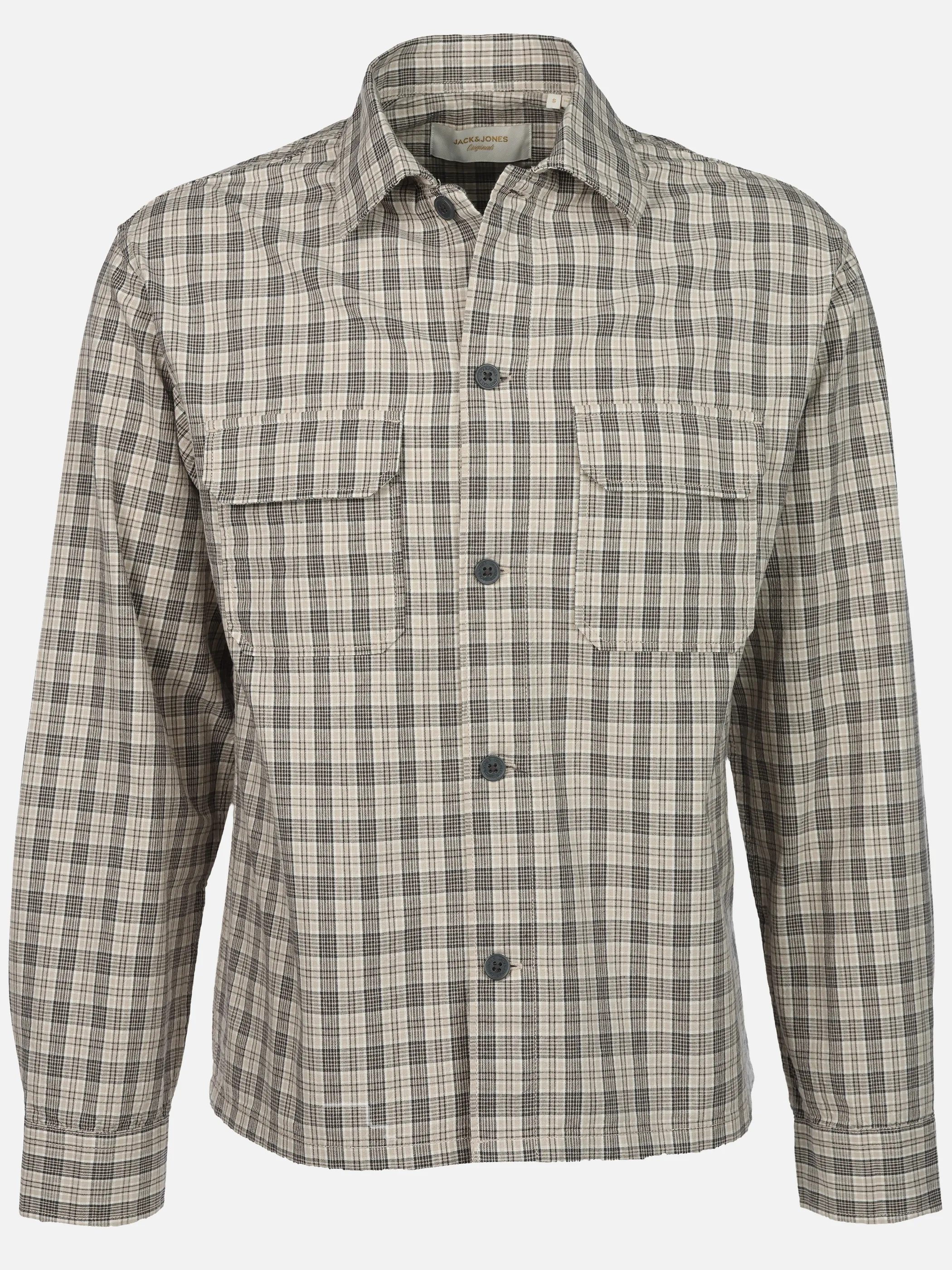 Jack Jones 12300956 JORNORREBRO CHECK OVE Grau 930731 176572001 1
