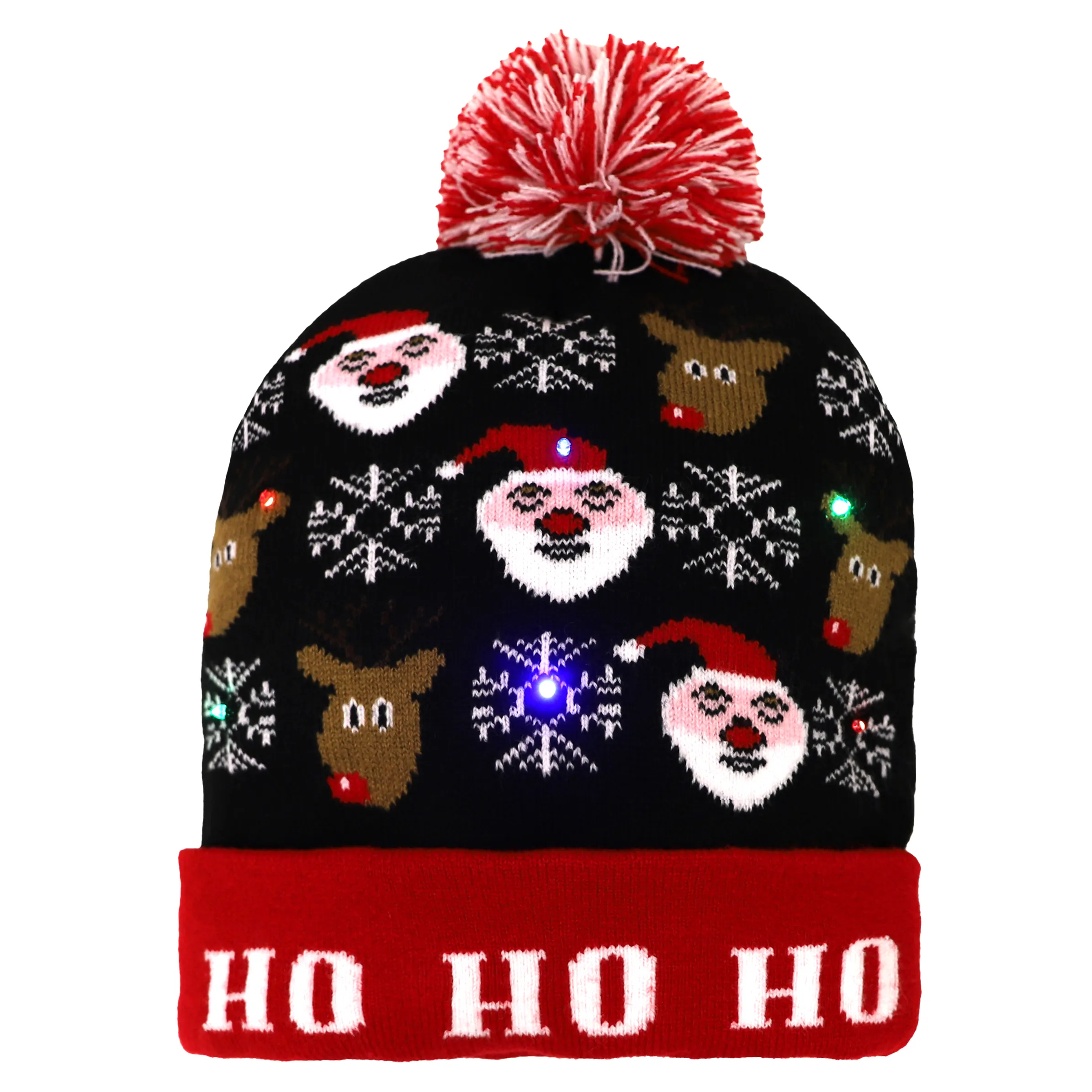 Stop + Go JU Mütze HOHOHO in navy mit Bommel Blau 881518 NAVY 3