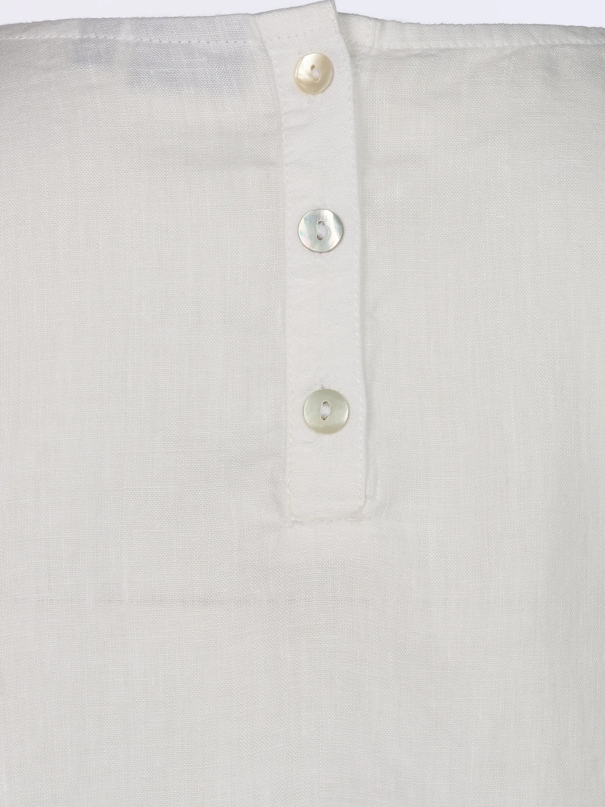 Lisa Tossa Da-Leinenbluse, 1/2 Arm Weiß 921023 WHITE 3
